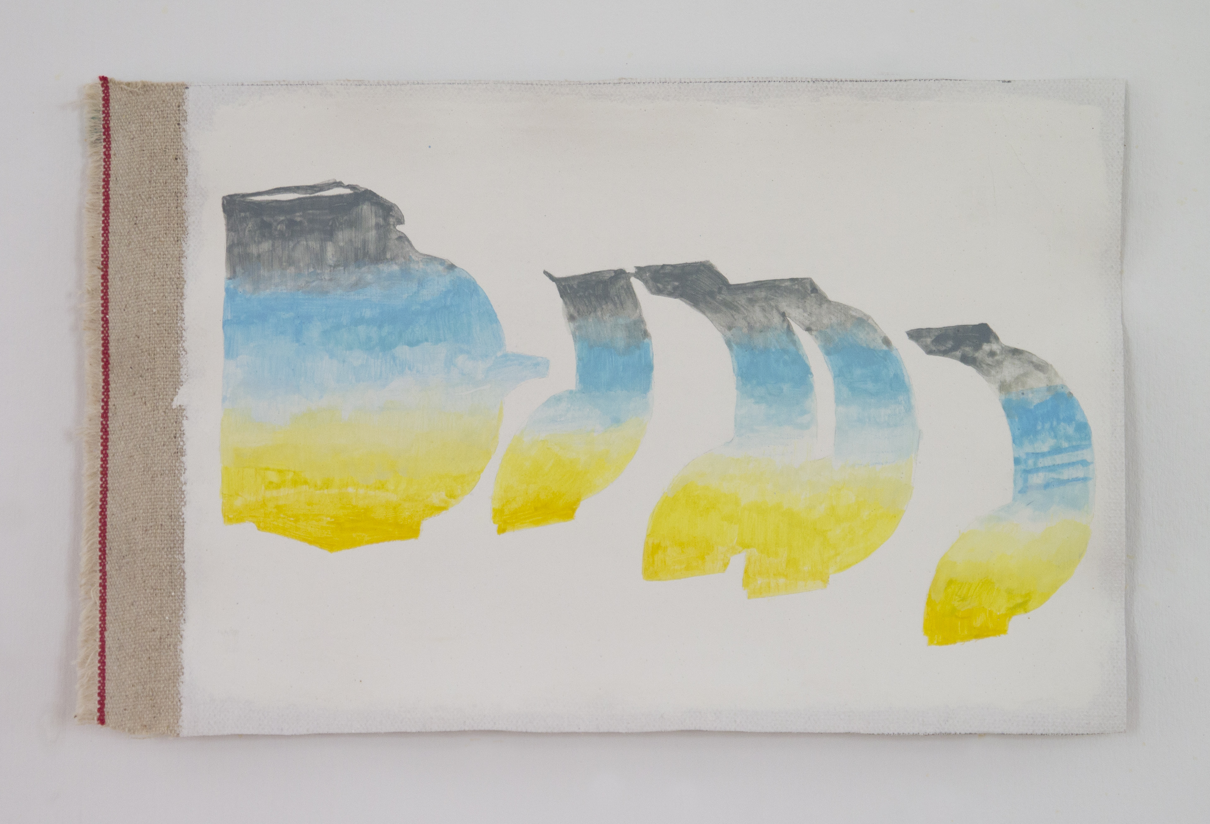 Untitled (gradation) #2, 20x31.5cm, oil on canvas, 2021