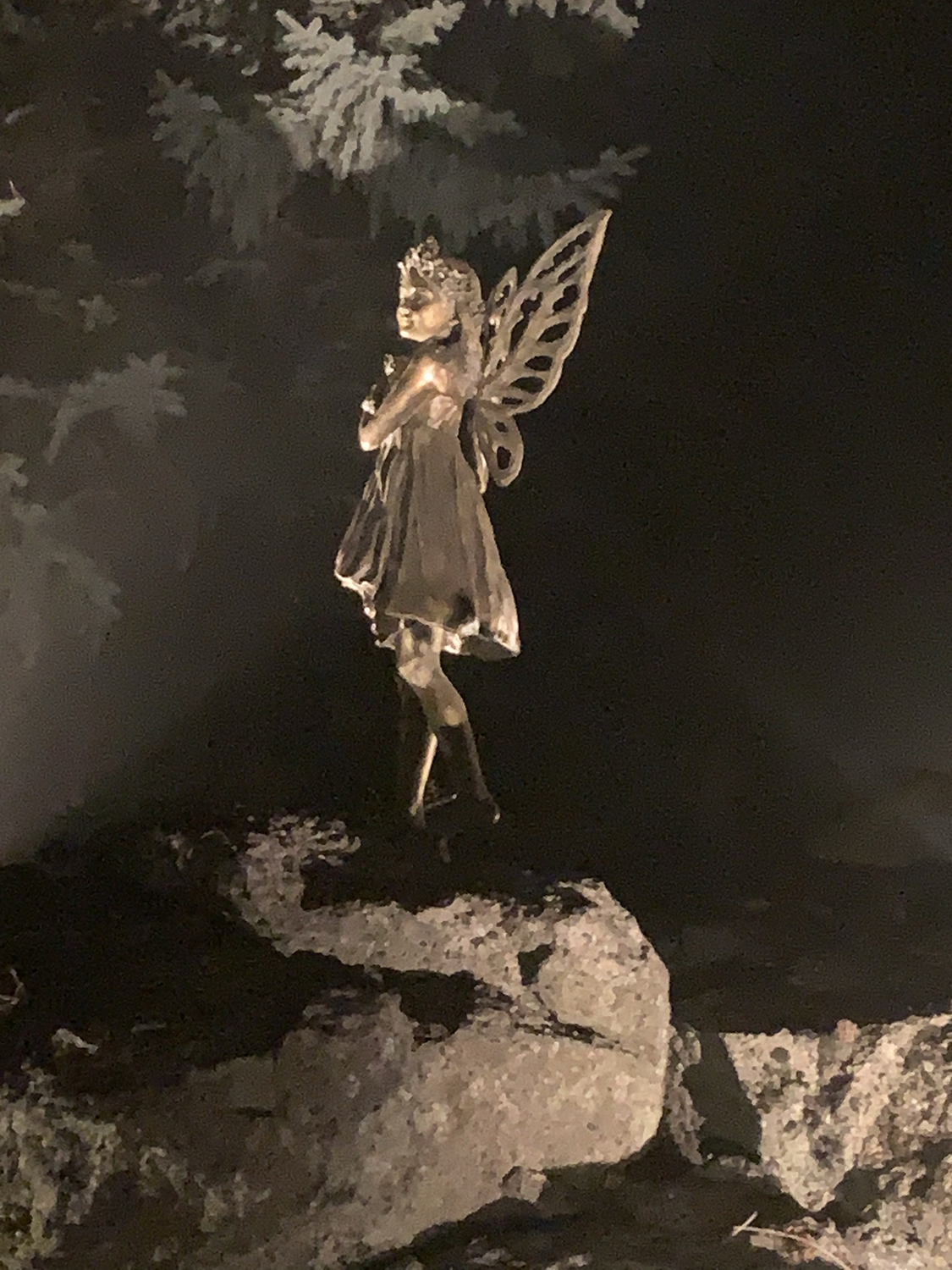 Harmony Outdoor Full Left Night View by Angela Mia