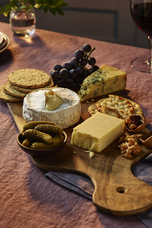 cheeseboard christmas food photography