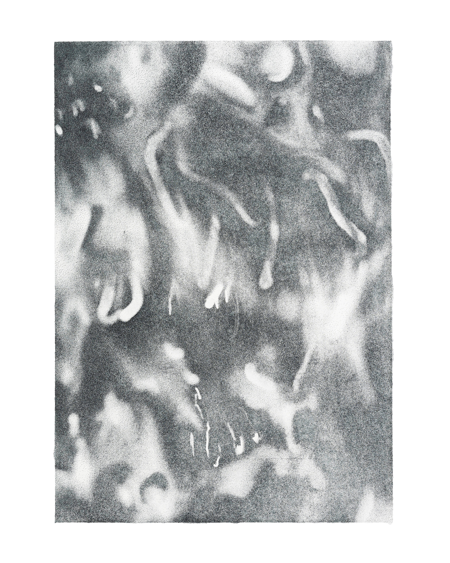 P035, 2021 aquatint etching on handmade paper, mounted on Alu-Dibond 56 x 39 cm Edition 5 + 2 AP