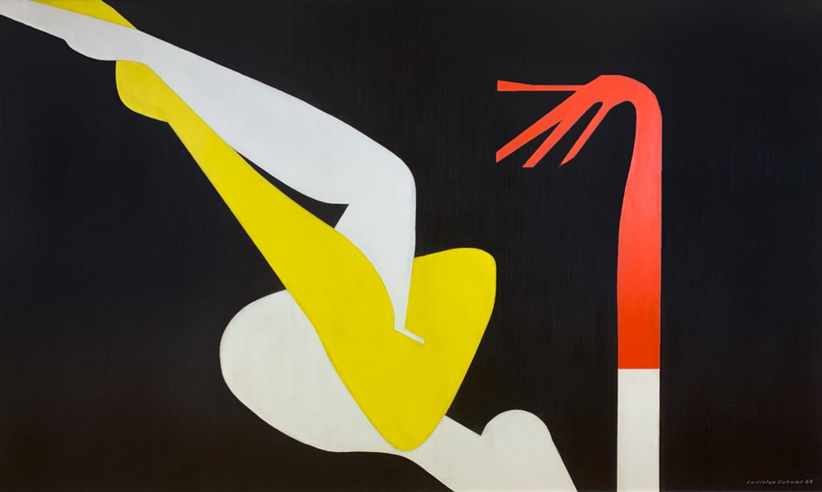 Ladislav Sutnar, Venuše, 1974, akryl masonit, Fotografie: Aukční dům Sýpka 