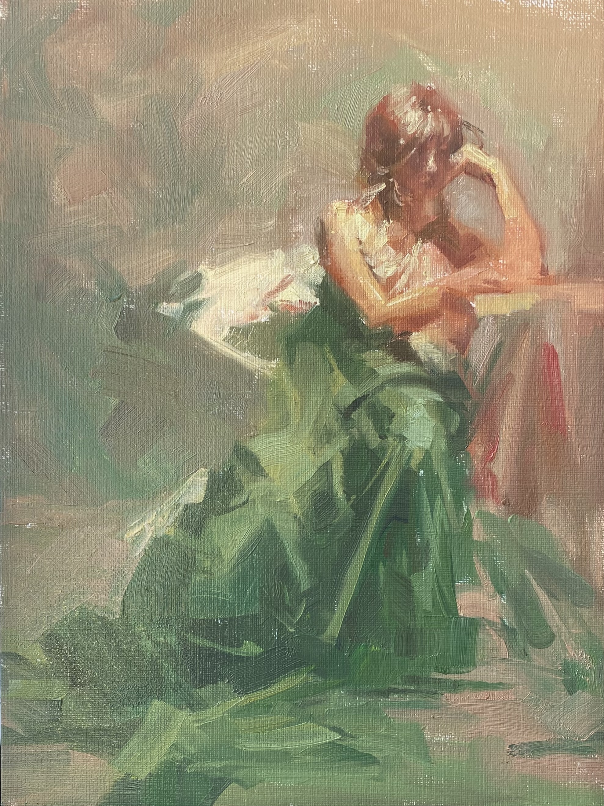 étude Zhaoming Wu, 202524 x 18 cm oil on canvas paper