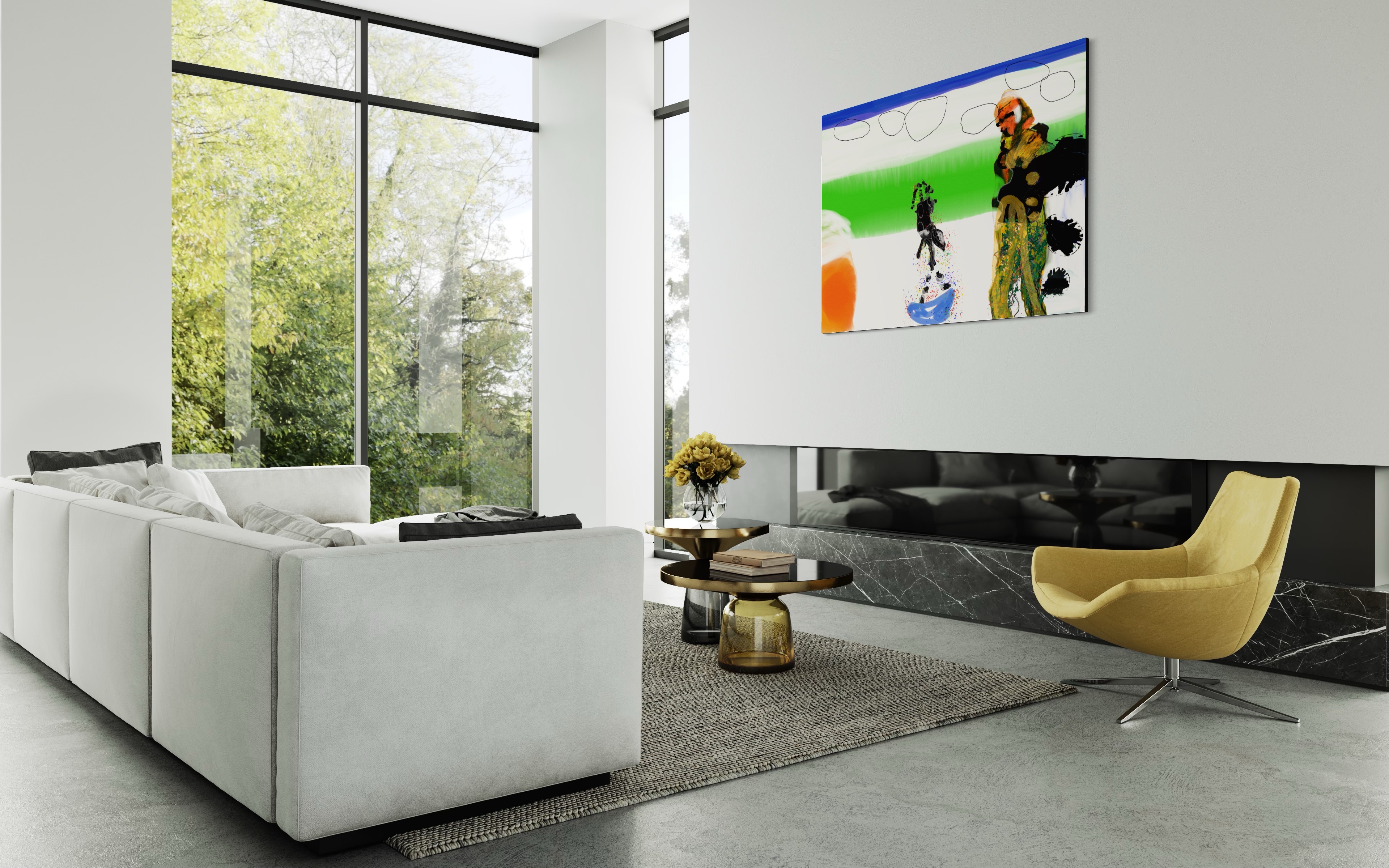 "Paradise Lost", digital painting 120x160xm edition 3