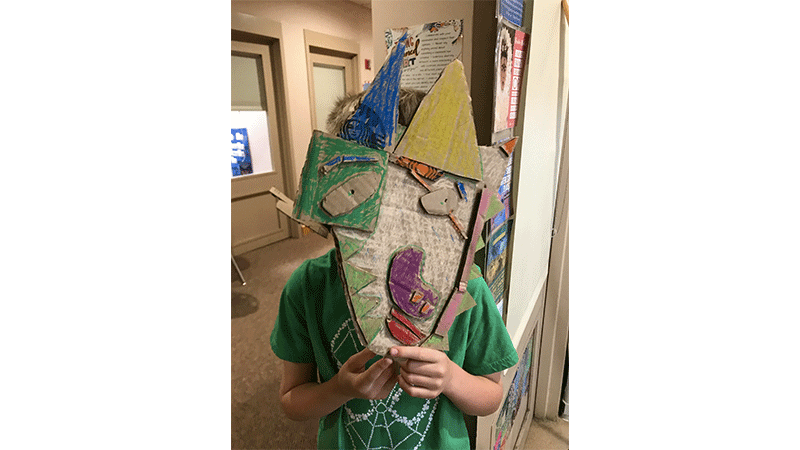 Kimmy Cantrell Inspired Cardboard Masks
