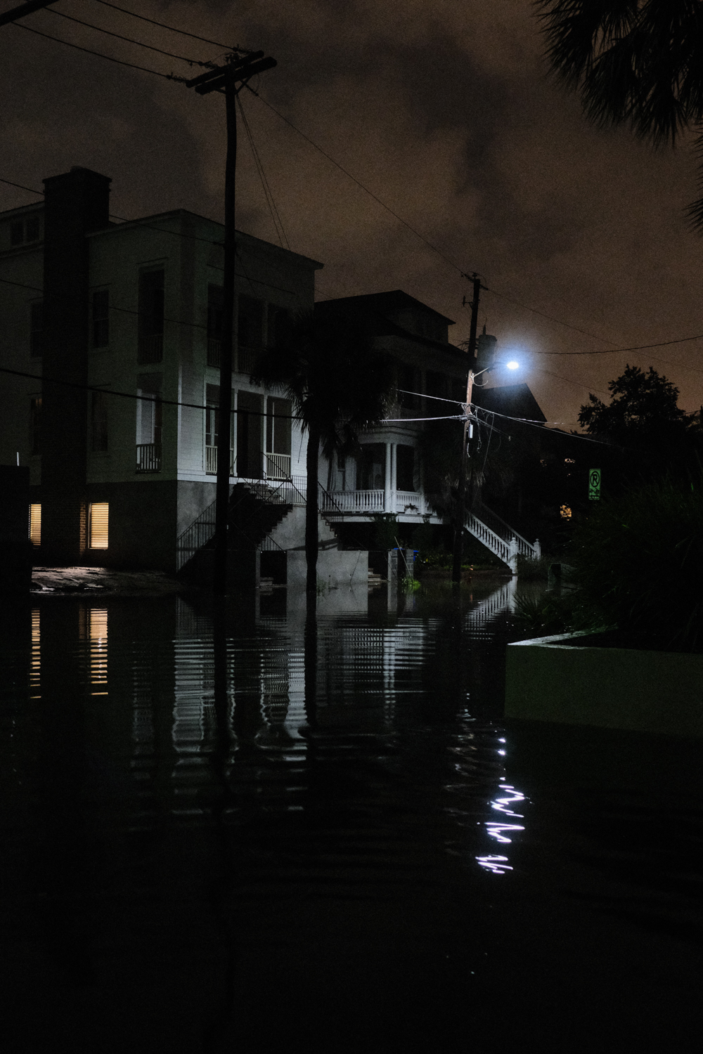 Tidal flooding on Bennett St, September 2022