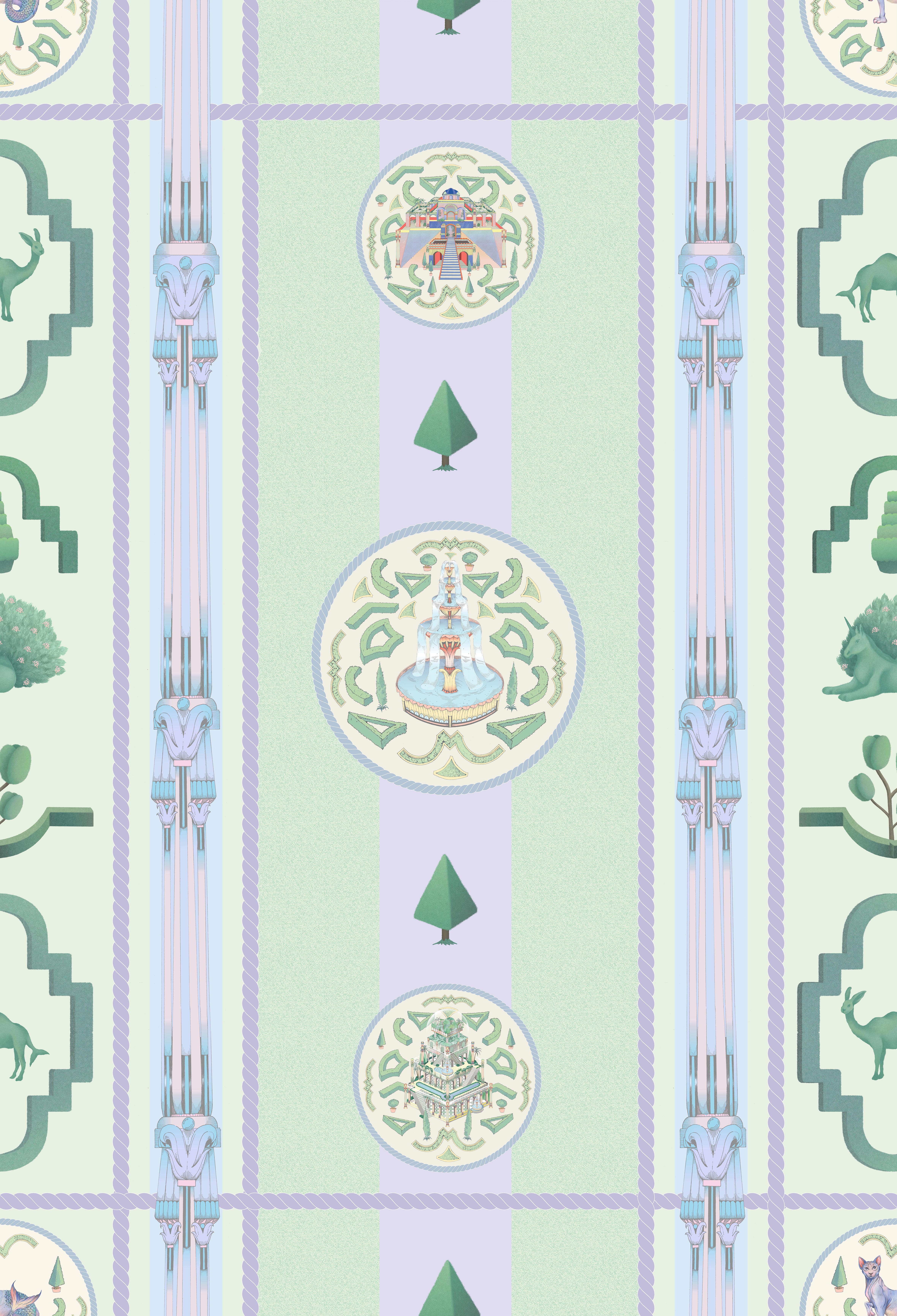 Babylon Stripe garden