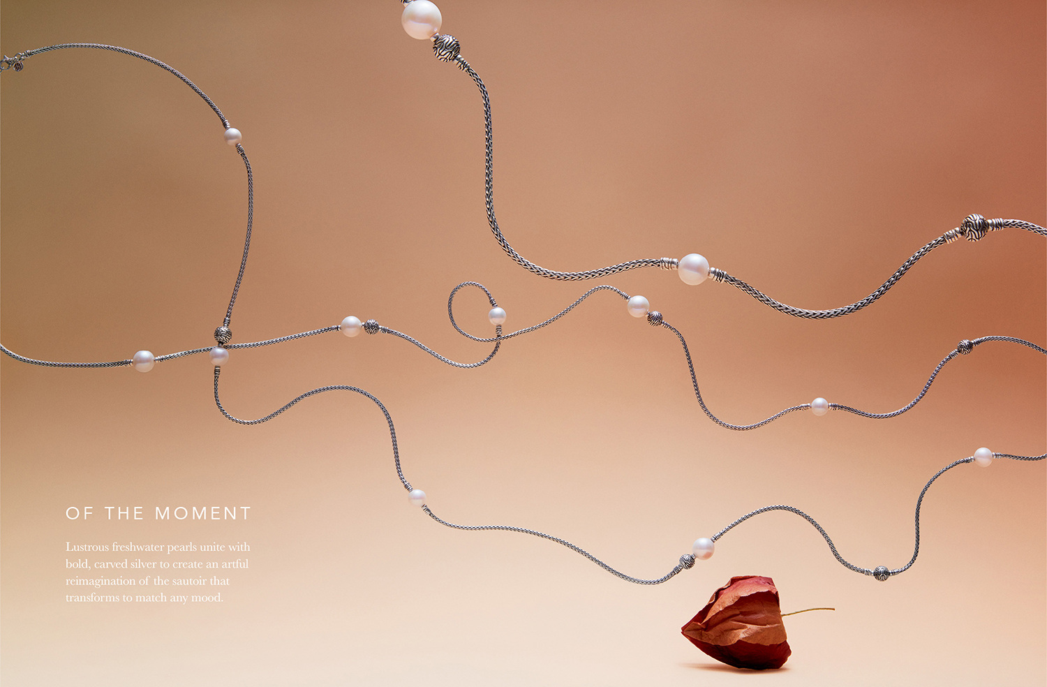 Still Life Photographer Martin Vallin captures the luxury of John Hardy Accessories in this whimsical image