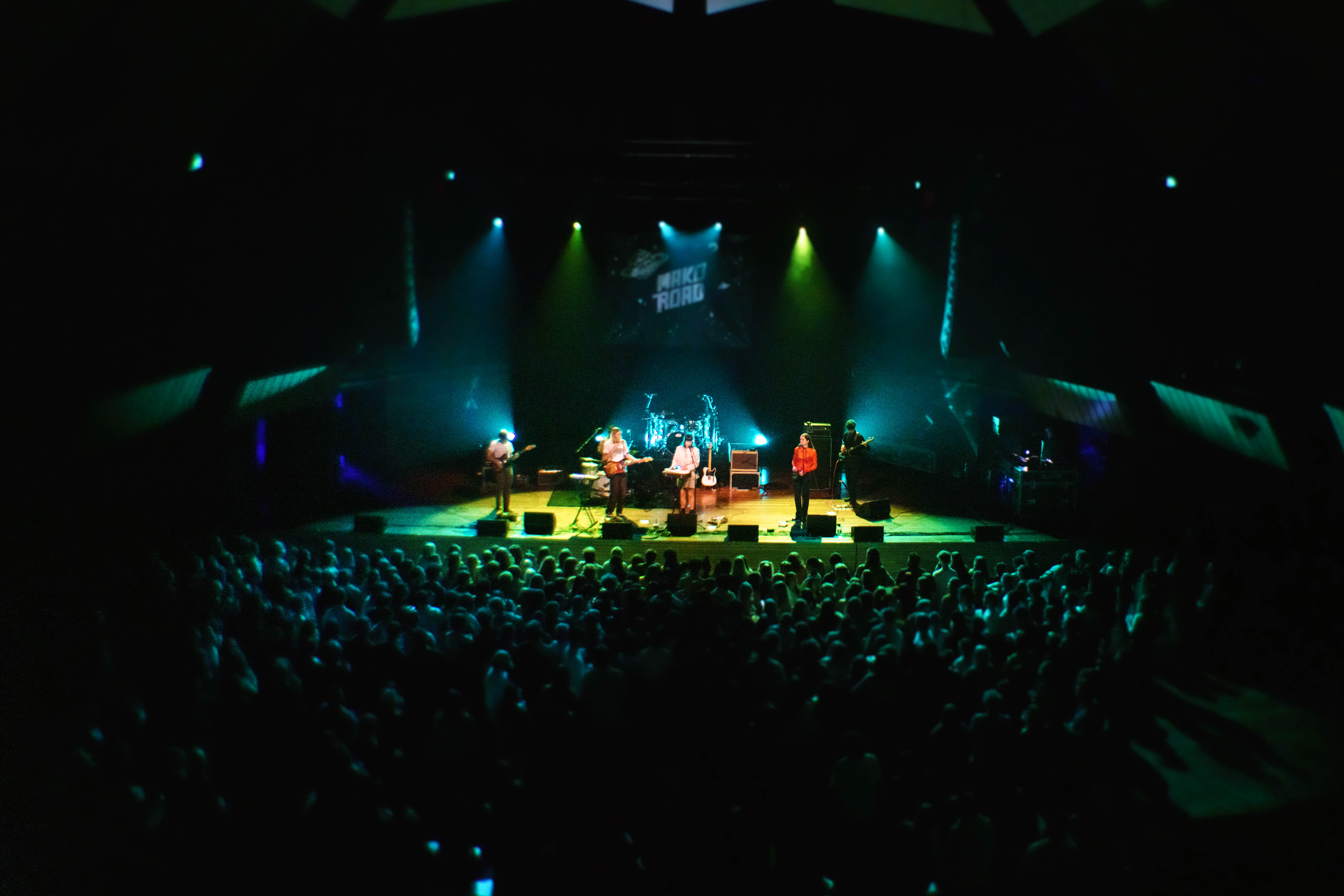 Dunedin Band Juno Is playing at the Christchurch Town Hall, photographed by Ella Waswo