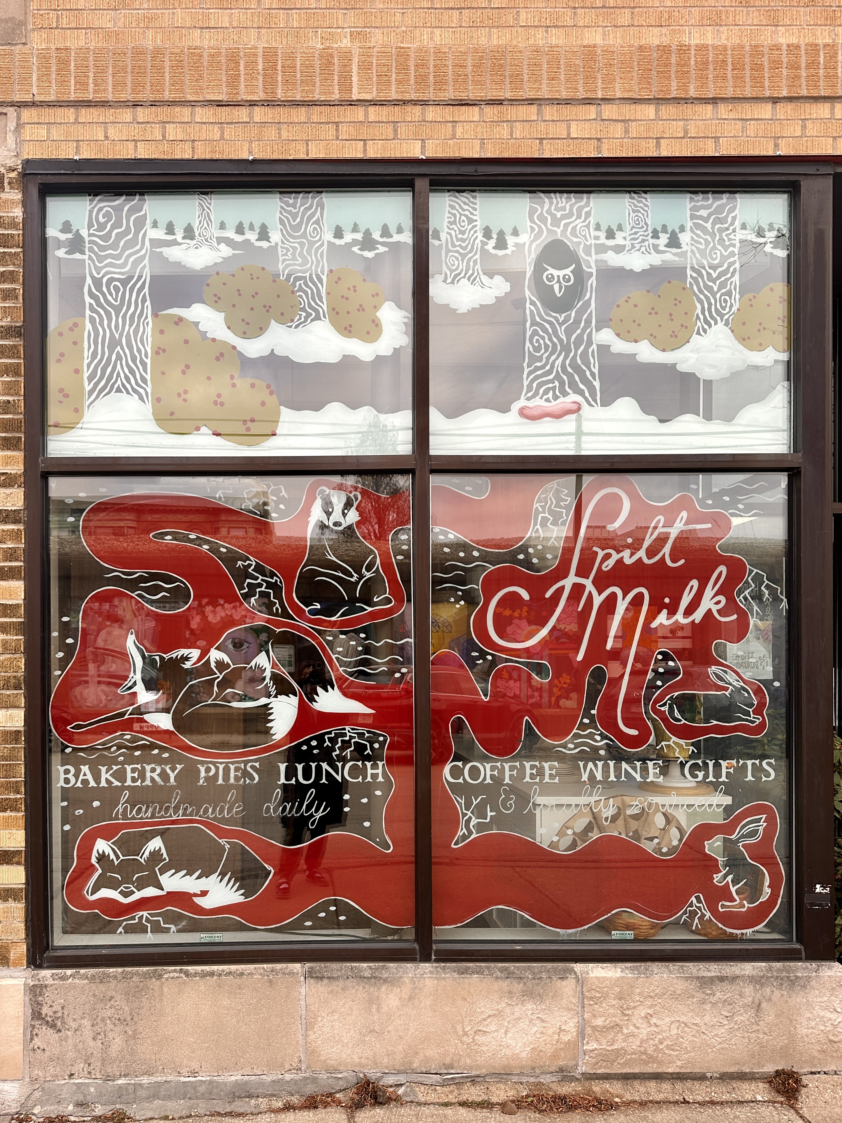 Winter Windows @ Spilt Milk Pastry, Oak Park, IL / 2024