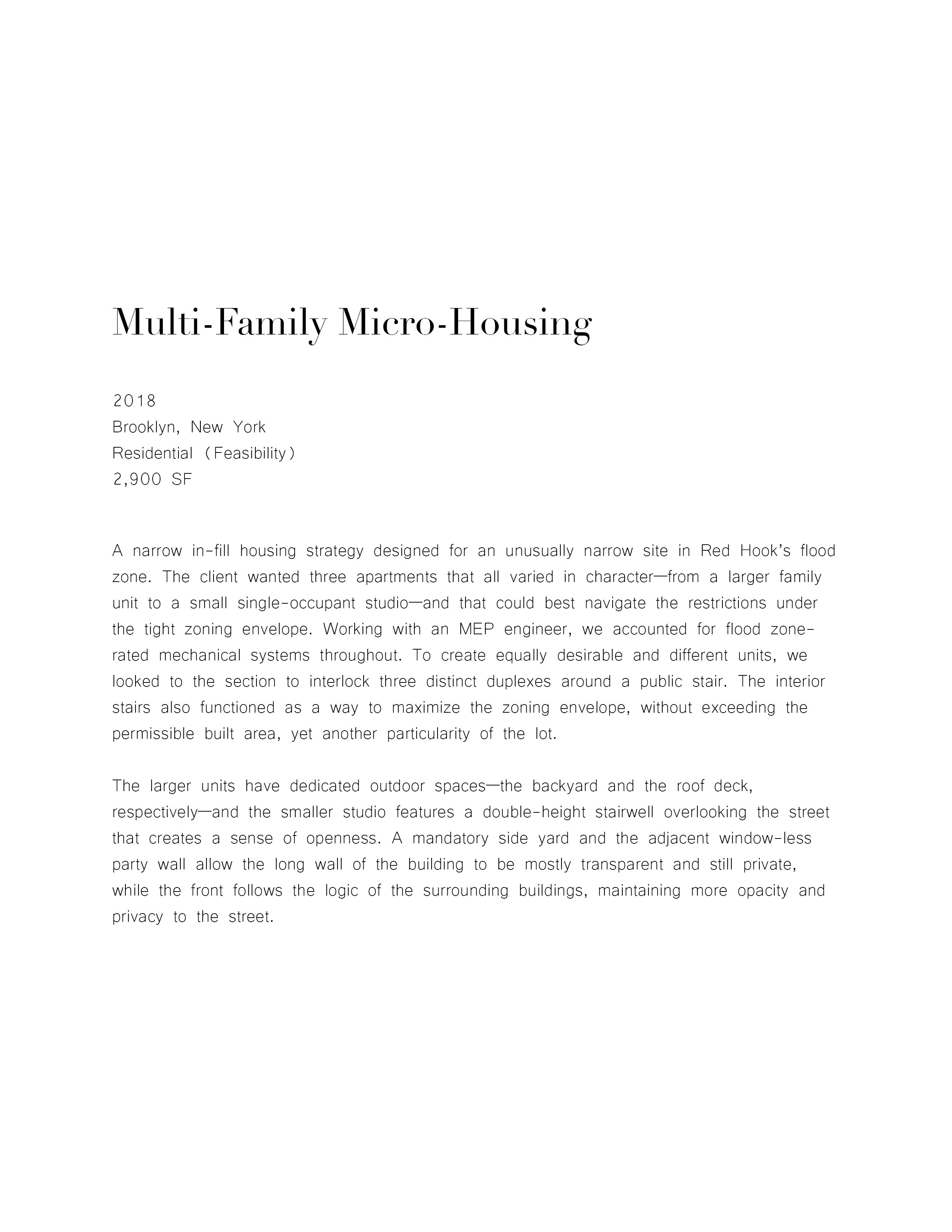 MultiFamily MicroHousing — New Affiliates