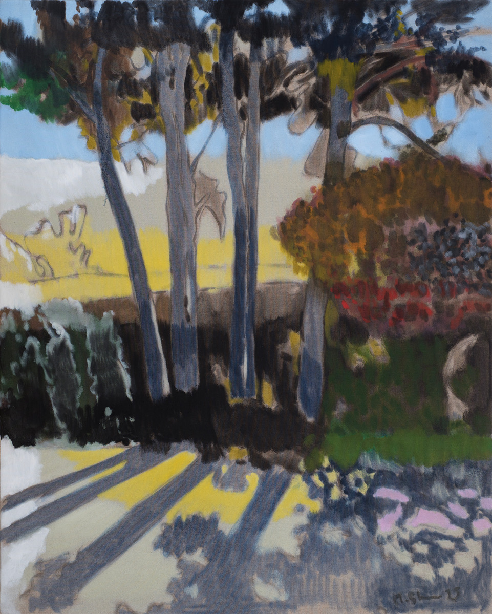  Morten Slettemeås Late Sun 3 , 2025 Oil on canvas 59 x 47 1/4 in 150 x 120 cm