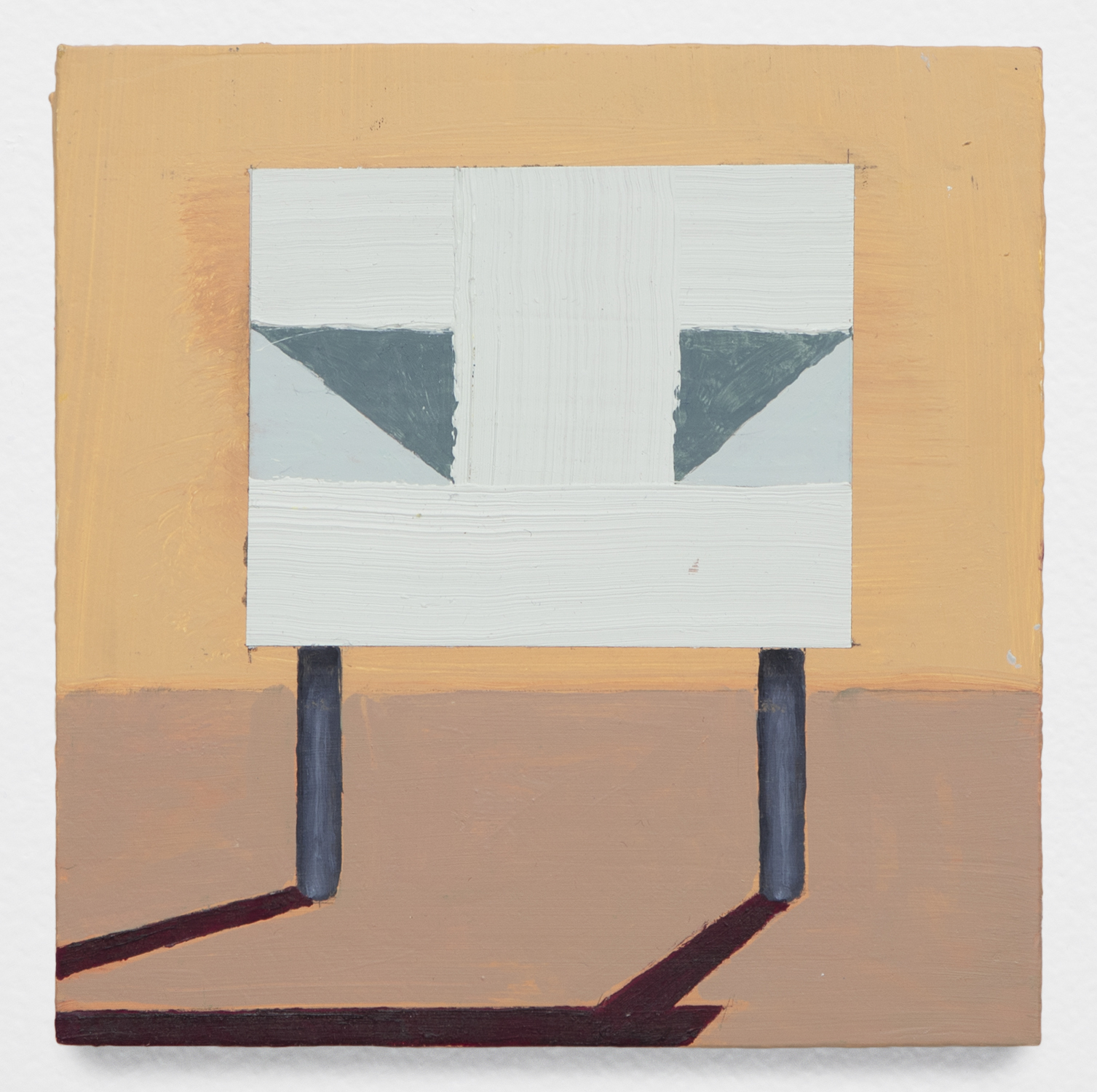 Bildboard; Oil paint on wooden panel; 6x6"; 2020 