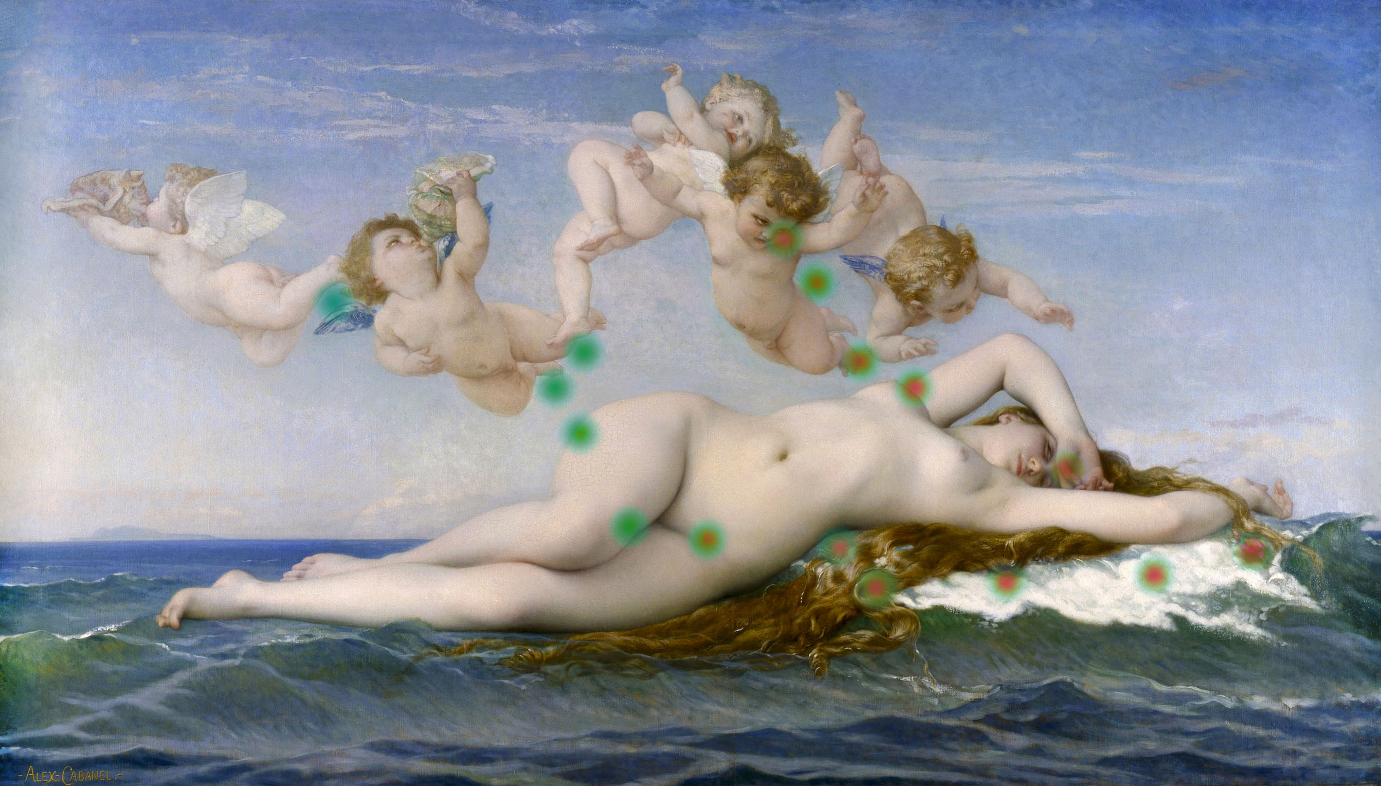 Cabanel, The Birth of Venus, 1863