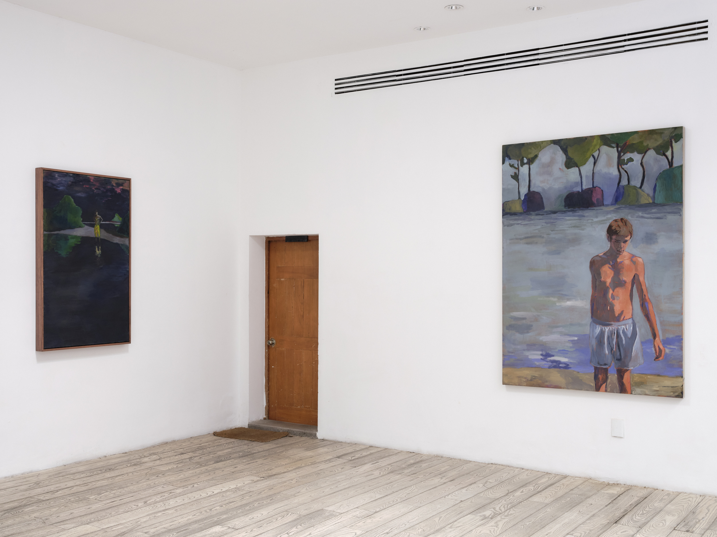 Installation view, Emil Sands: Encounters, JO-HS CDMX, February 2024. Photo: Sergio López.