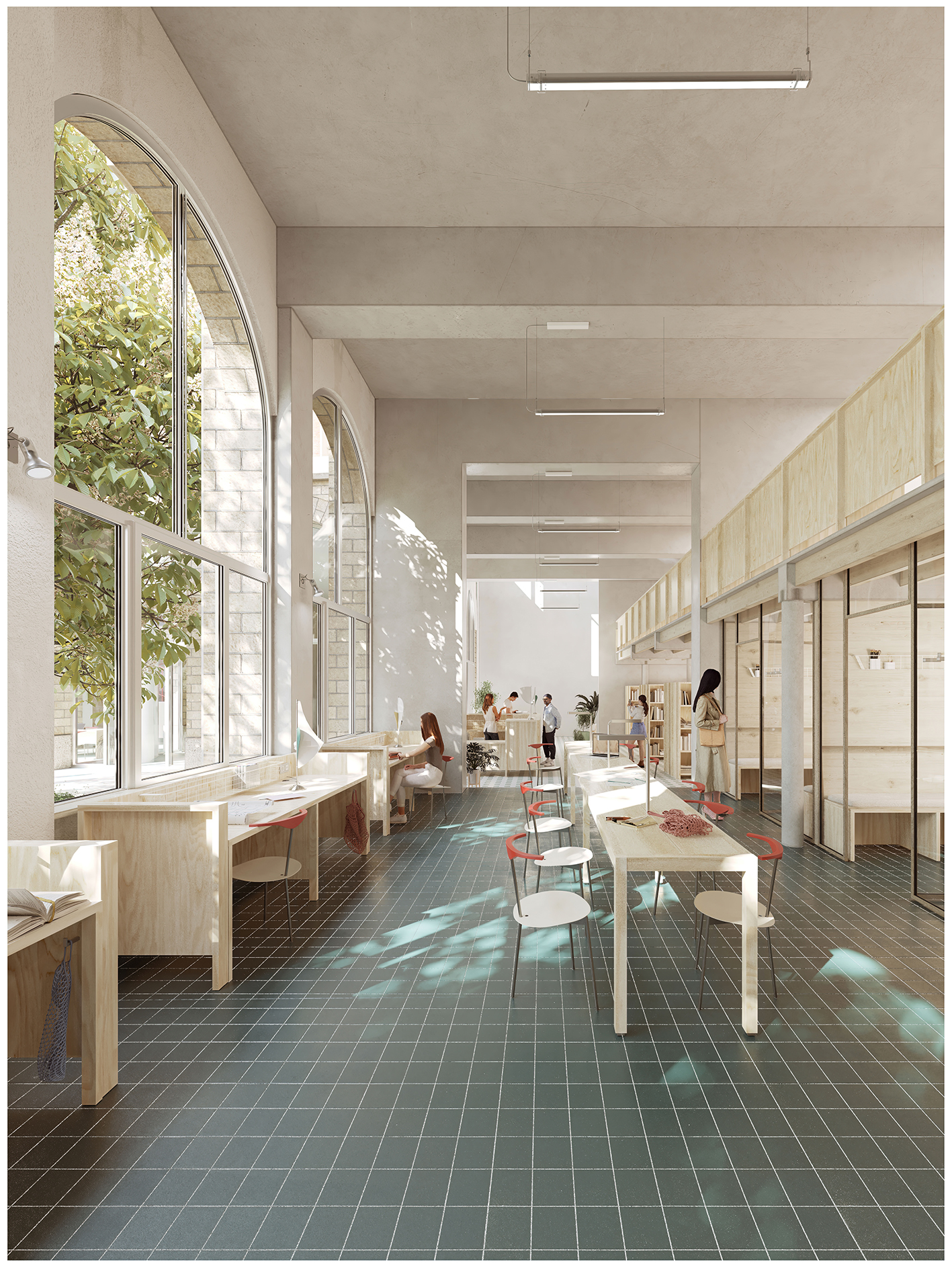 Toulouse Business school_renovation + extension of the Paris Campus
