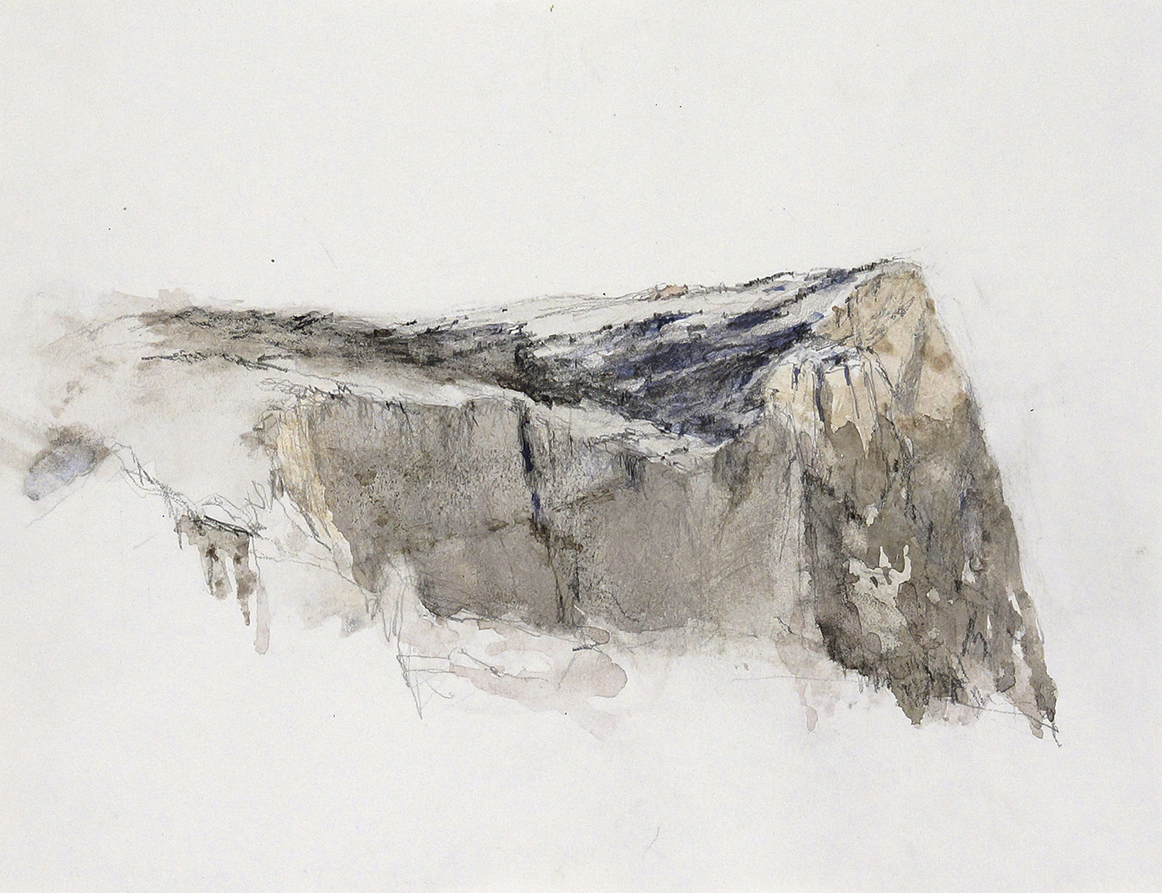 Vercors, hiver IIwatercolour and pencil on paperenv. 21 x 30 cm, 2012