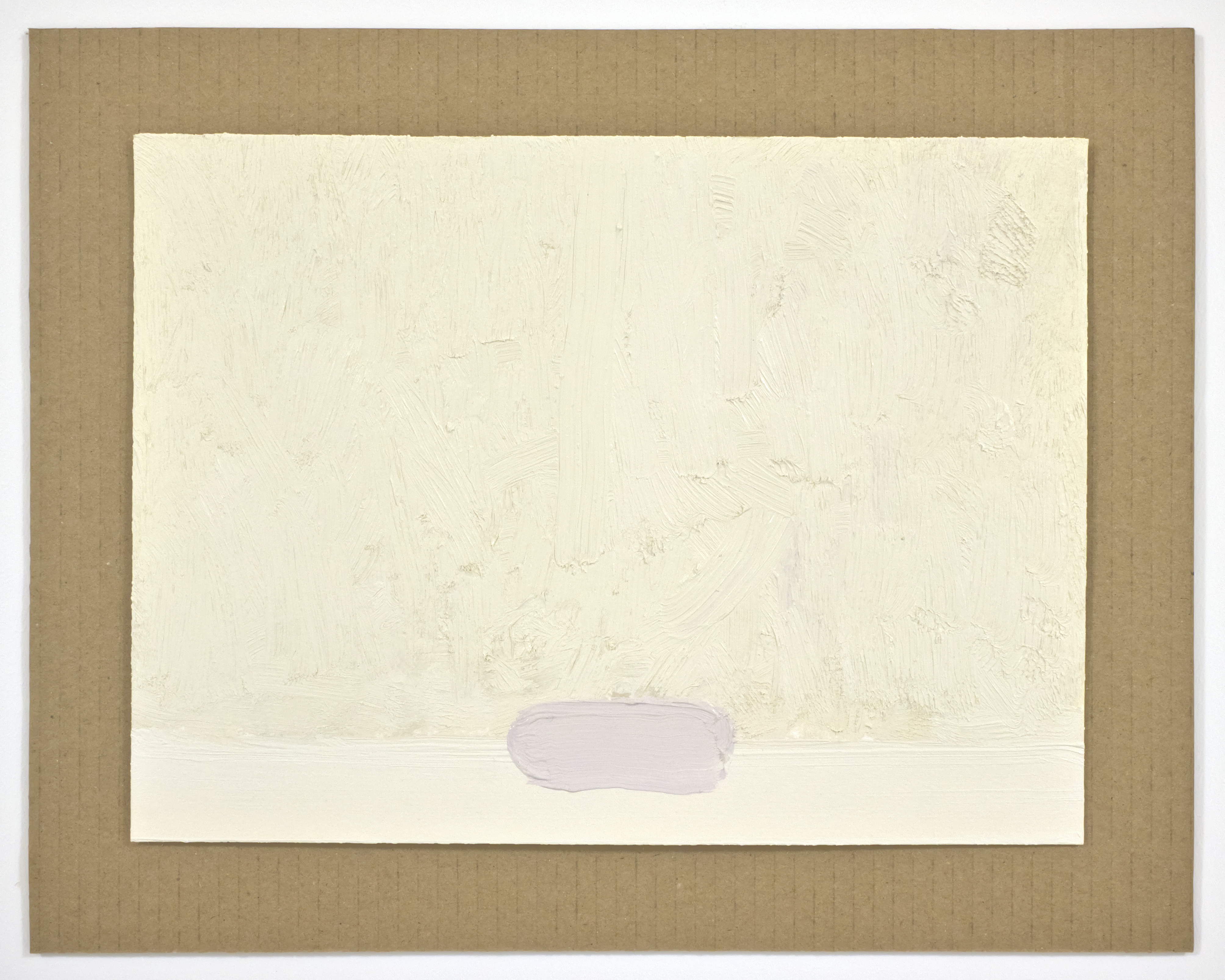 Sabun (Soap), 2019. Oil on paper, cardboard, 14 x 11 in.