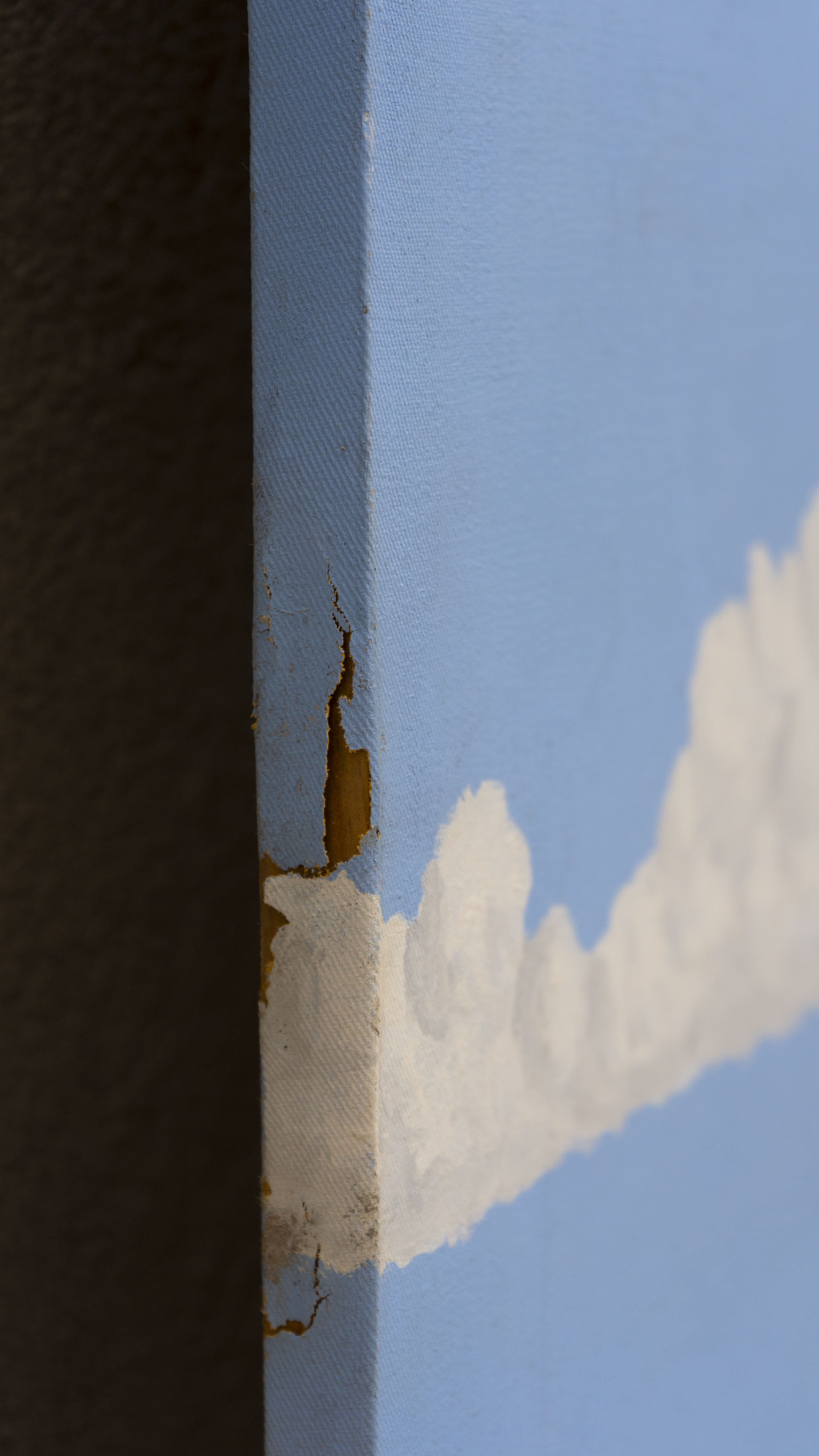 sweeterfat surrealist vintage painting 1970s dan smith pointing painting