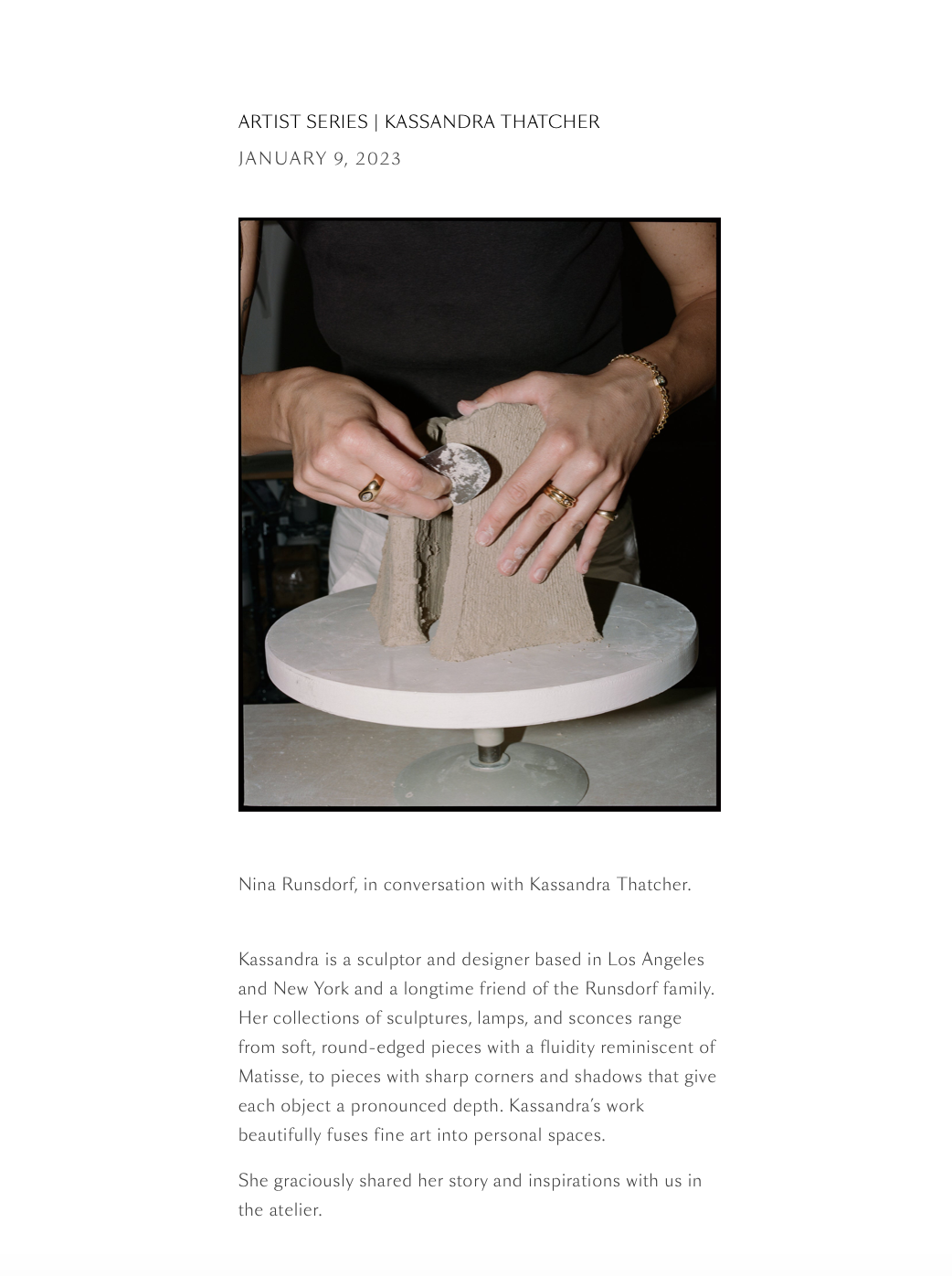 Click for full interview