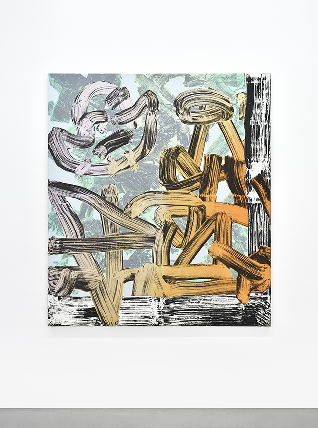 STRONG FACIES, 2019 Acrylique sur toile 162x130 cm