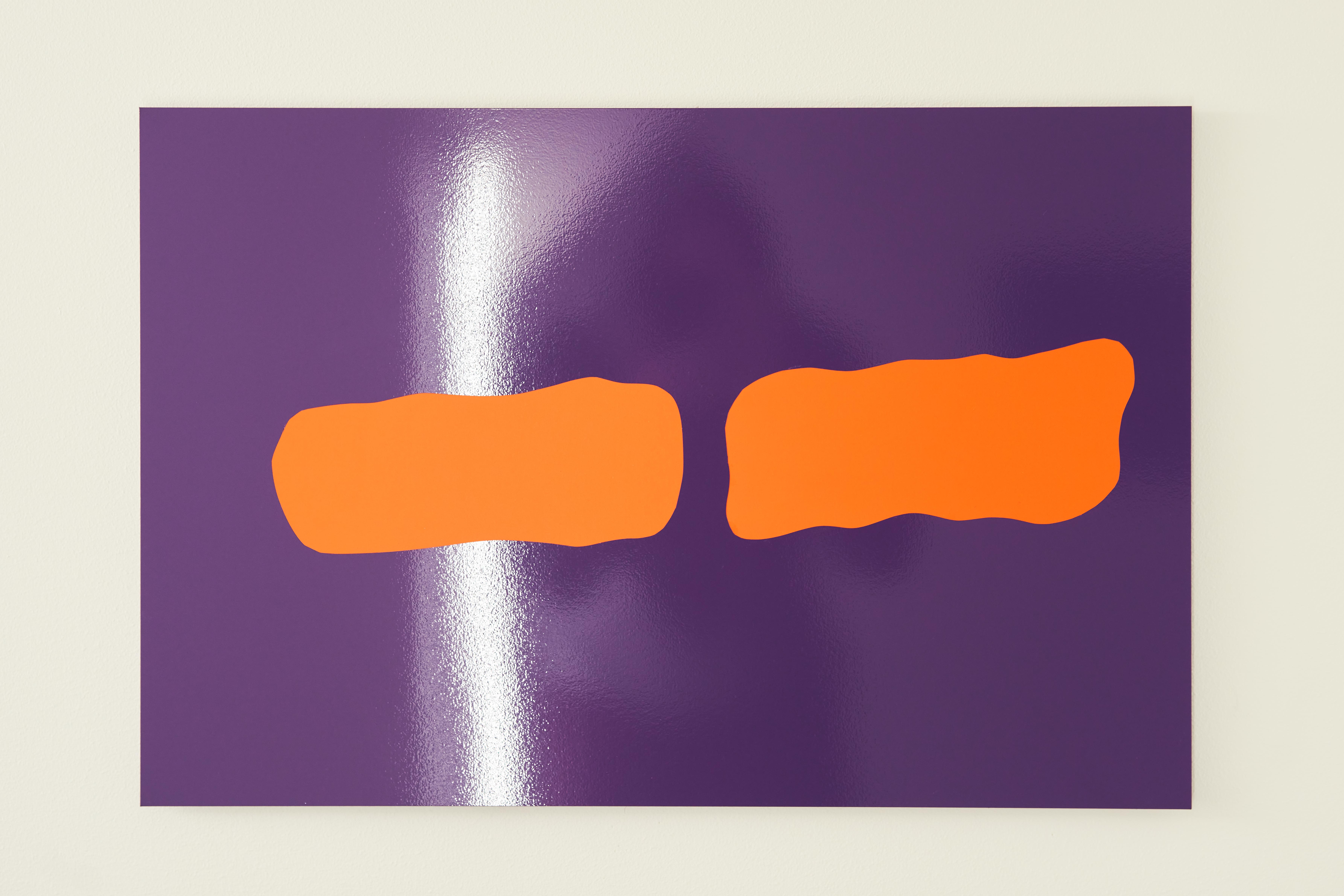 Ultra Boys, 2021 Self-adhesive foil, acrylic glass, mdf  60 x 40 cm