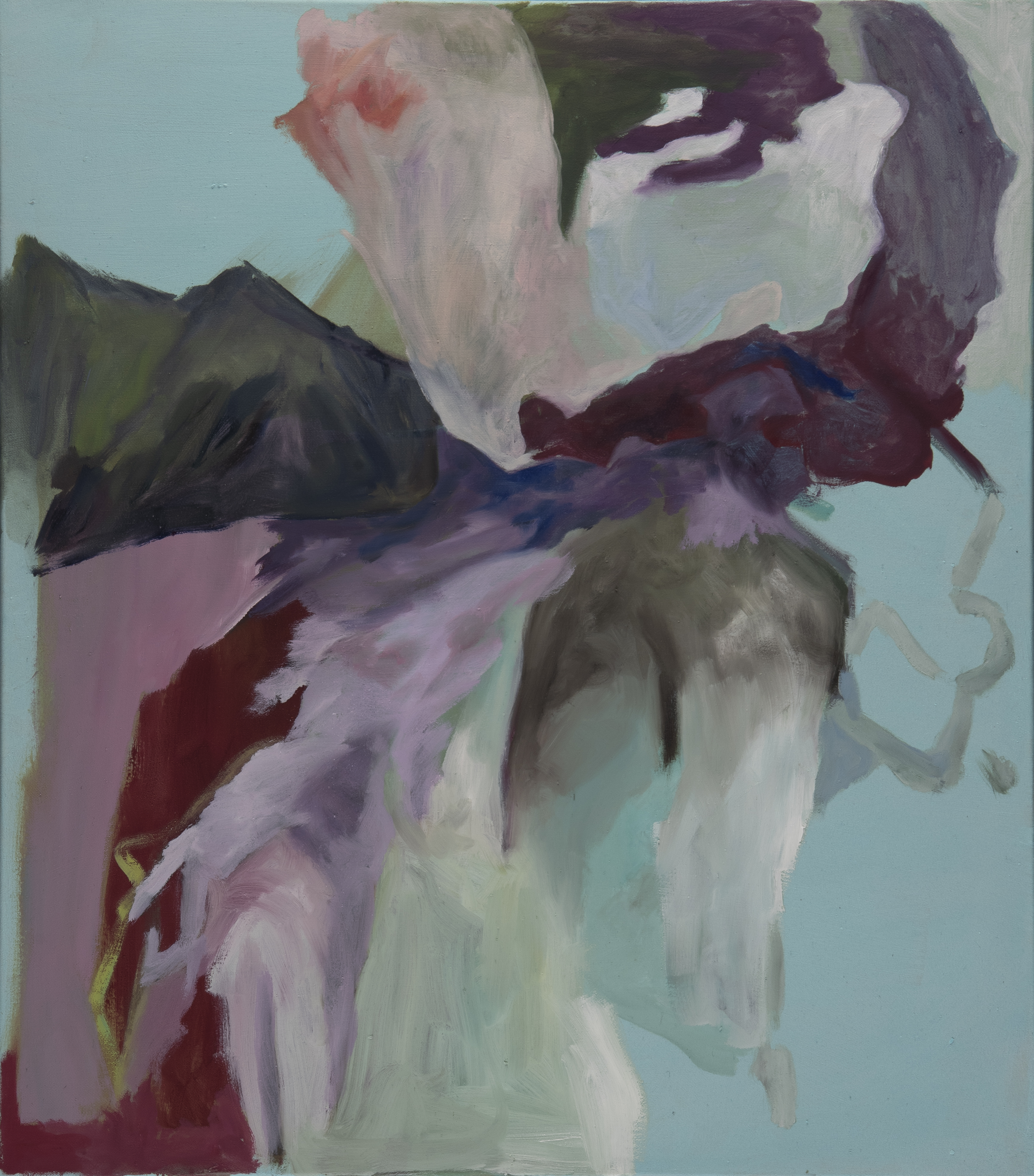 Untitled, Oil on linen, 90 x 80, 2021, SOLD