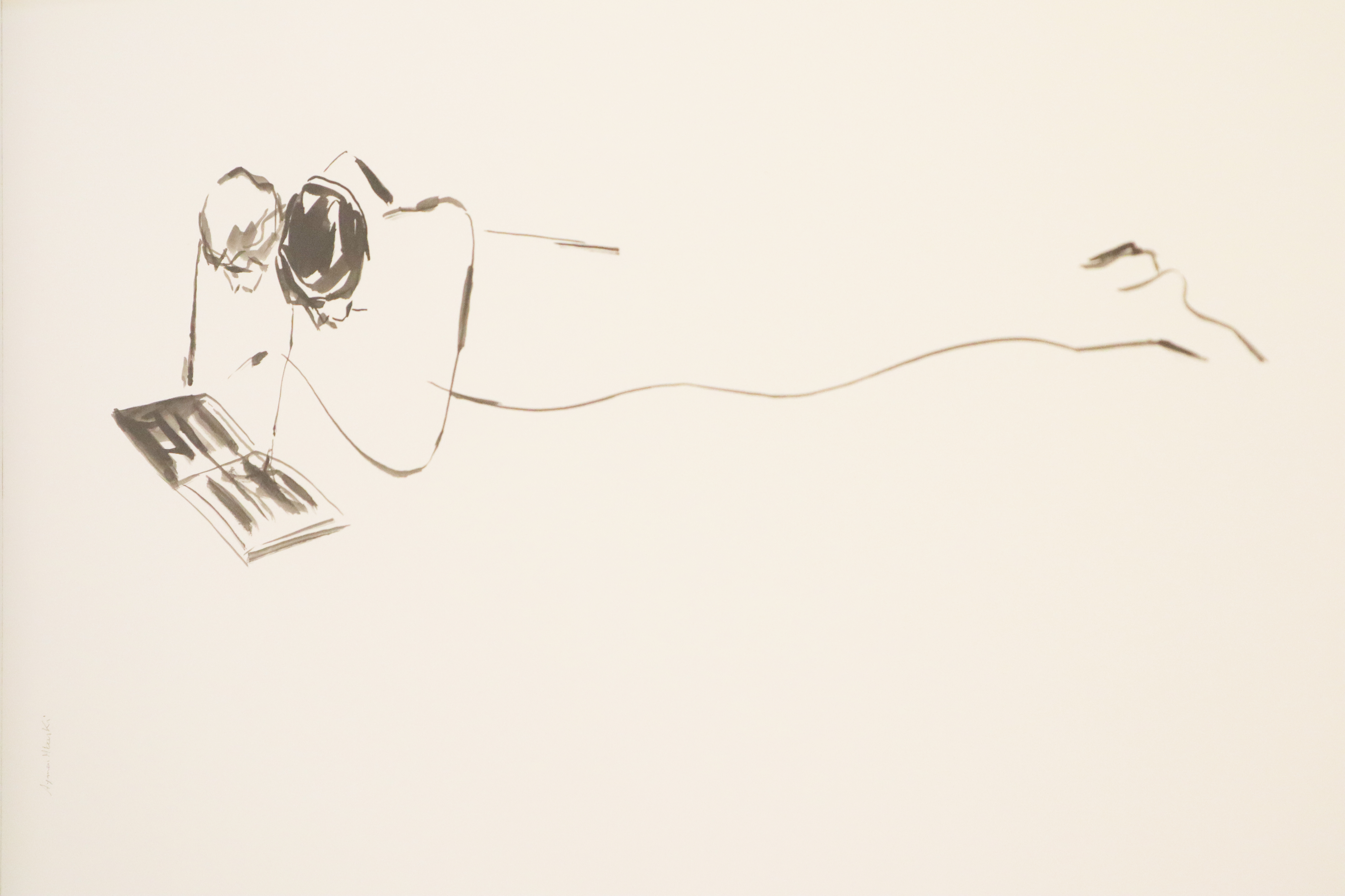 Aymen Mbarki, Etrangement parfumée, 67x52cm, 2021