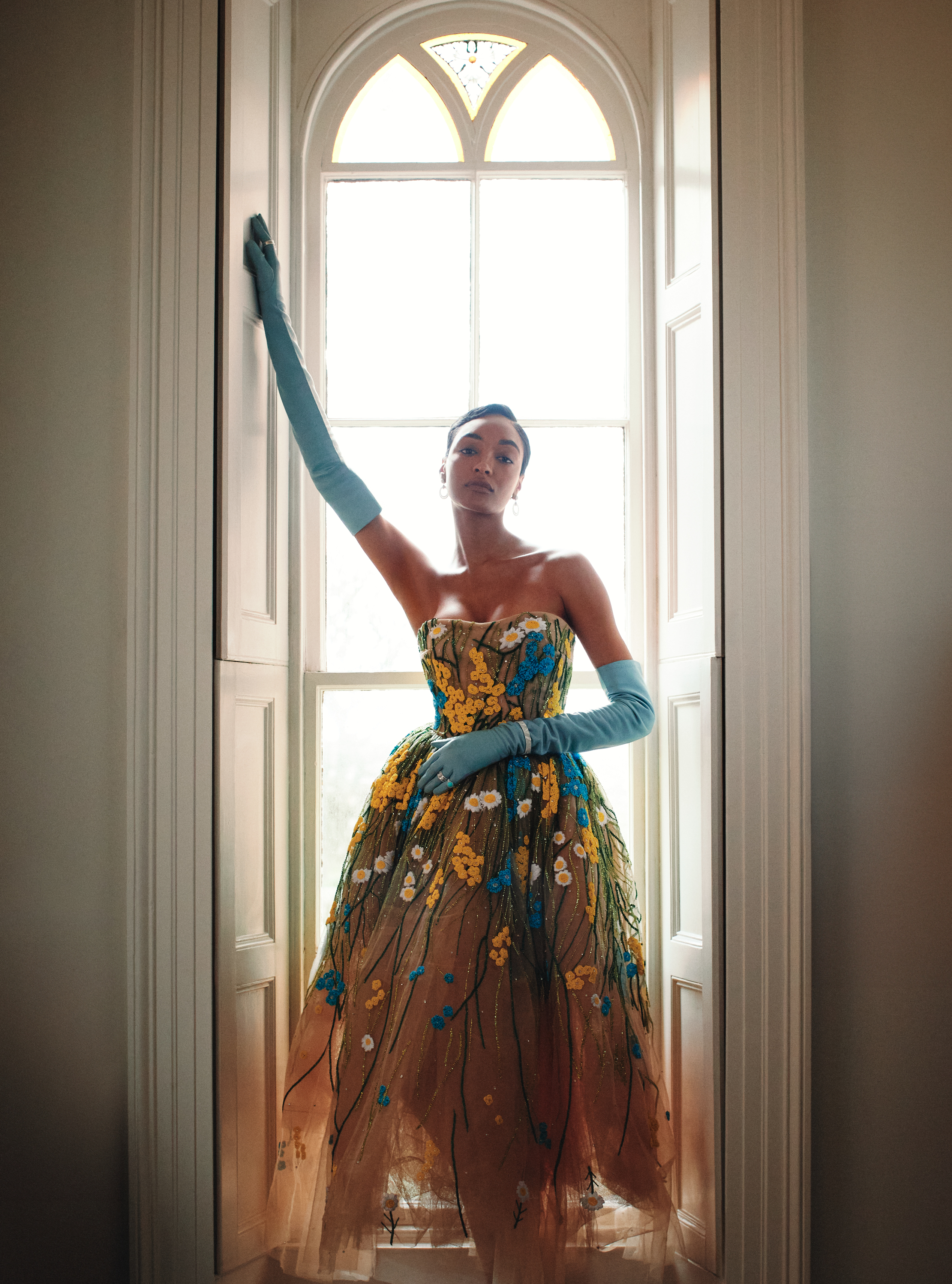 Jourdan Dunn by Richard Fhibbs for Haper's Bazaar