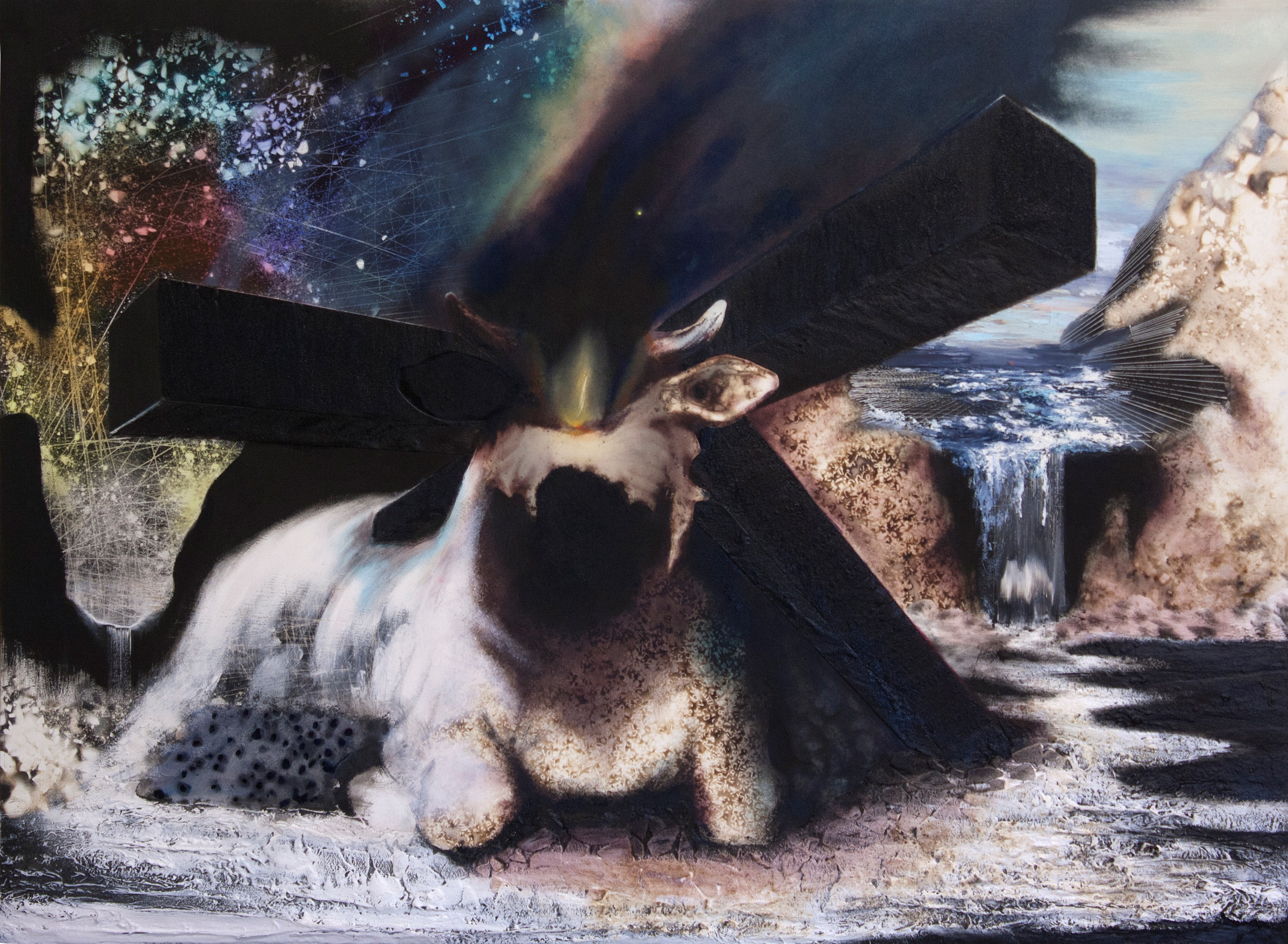 Guard (ANSHE EMUNA)(103 x 140 cm)