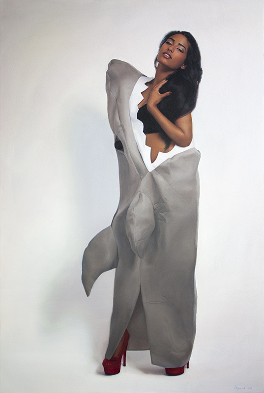 'Man Eater'. Oil on canvas