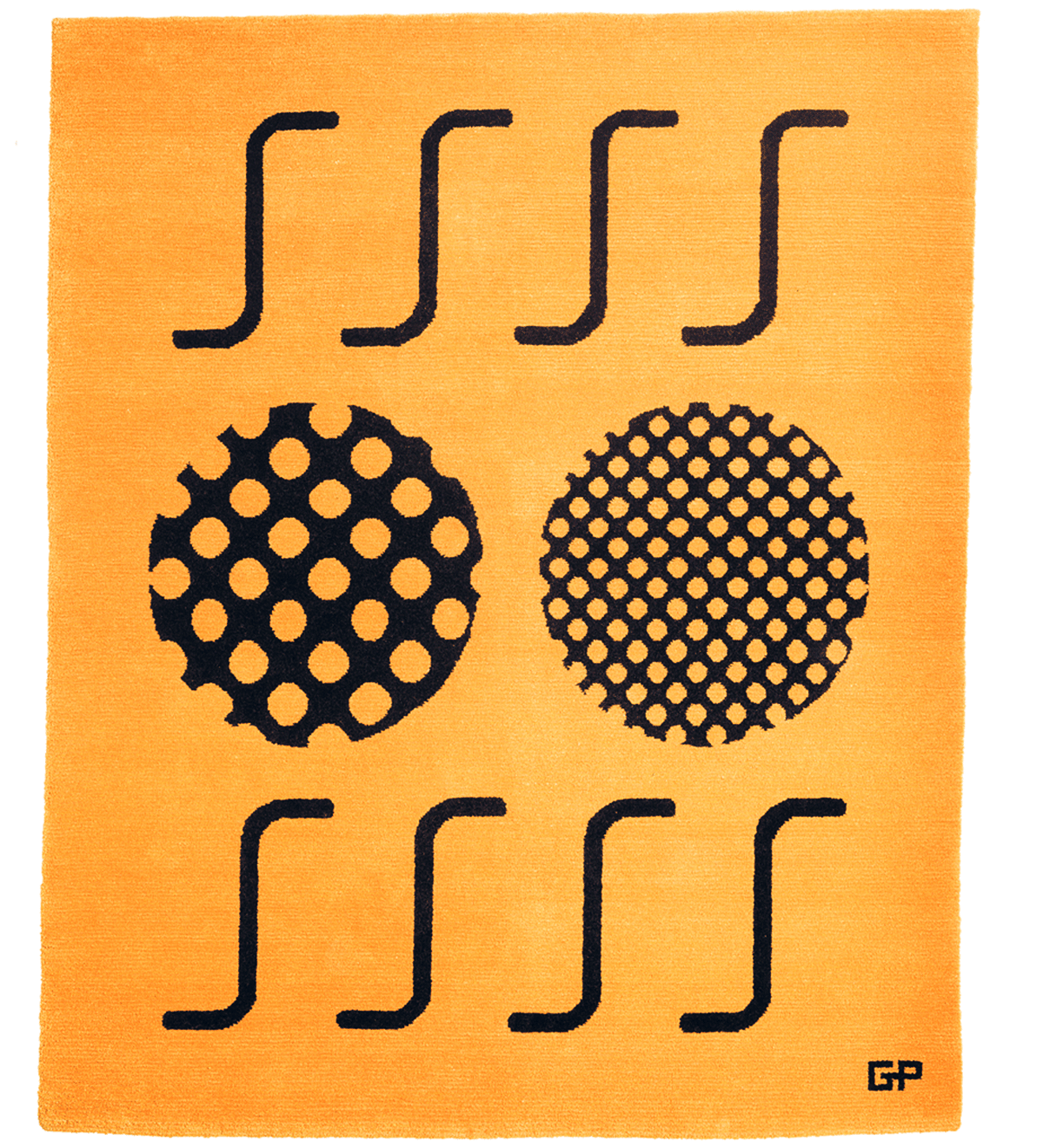 Swedish Steel, 1992 / Hand-knotted carpet, 100% Australian wool. 200x220 cm.