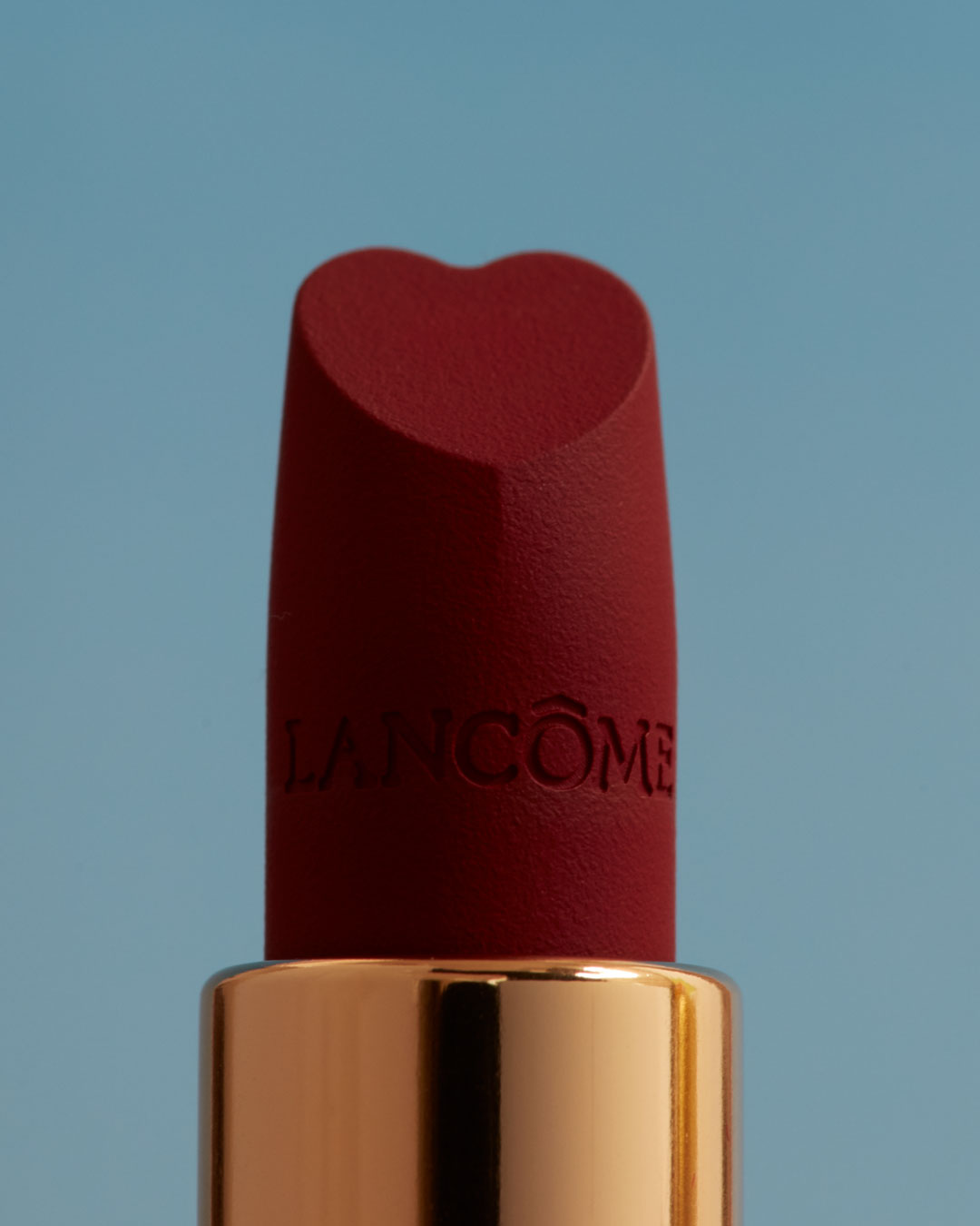 KMA photographer Vincent Gapaillard photographs a macro heart shaped Lancome Lipstick for Carton Magazine