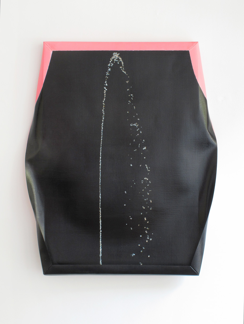 Strangers in the Night, 2021, Acrylic on Canvass, 115 x 95 x 6 cm