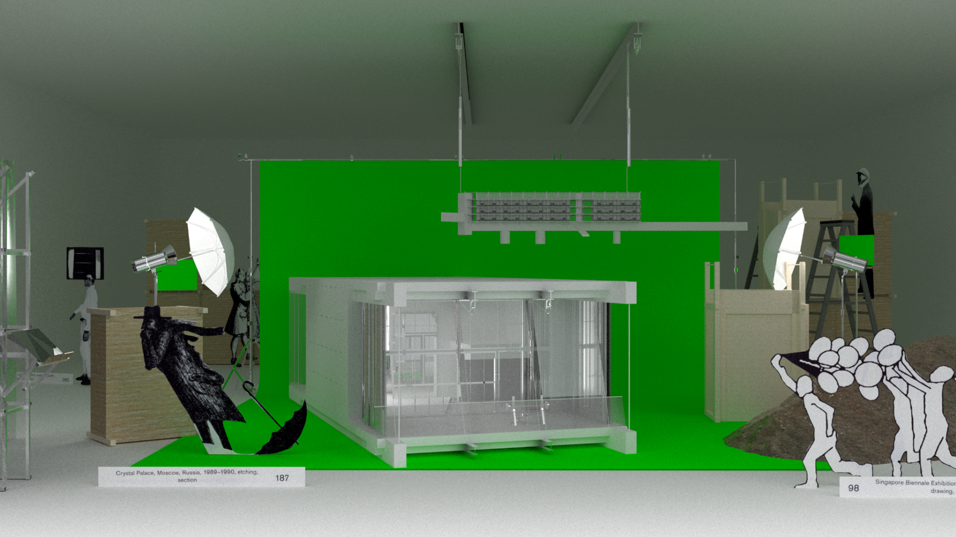 "Bodybuildings," M.Arch I Thesis, Harvard GSD, 2025. Advised by Jenny French, John May.