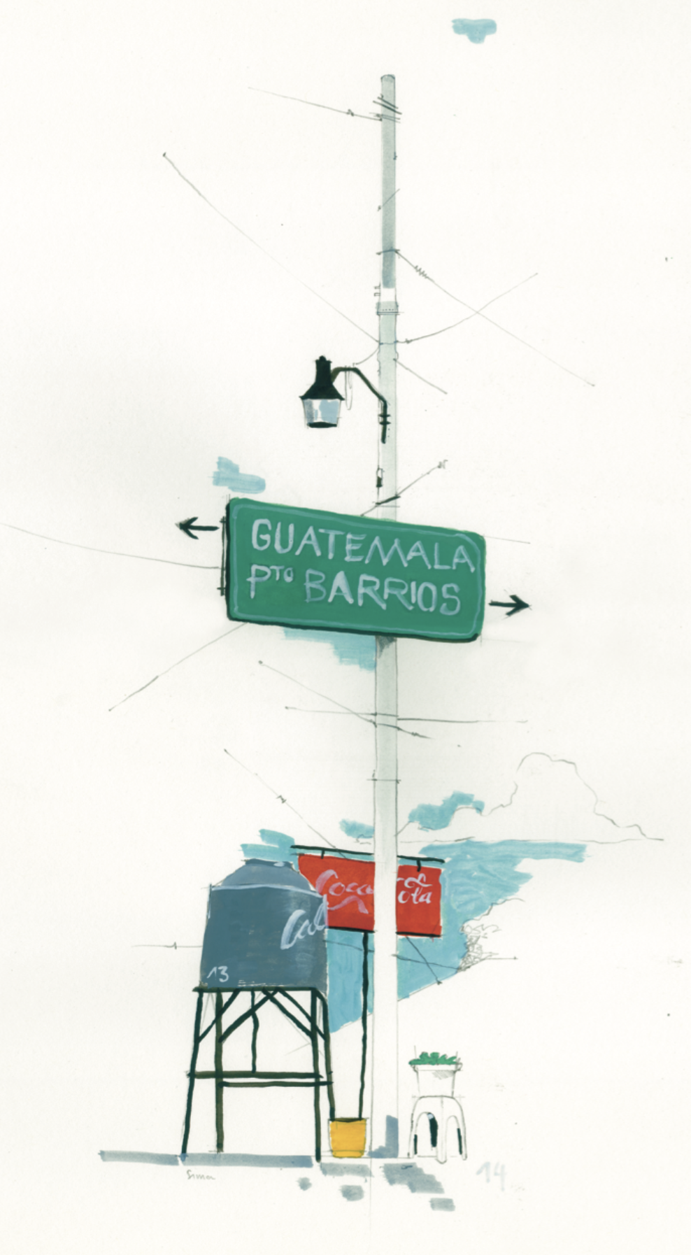 On the way to Puerto Barrios  Guatemala 2014