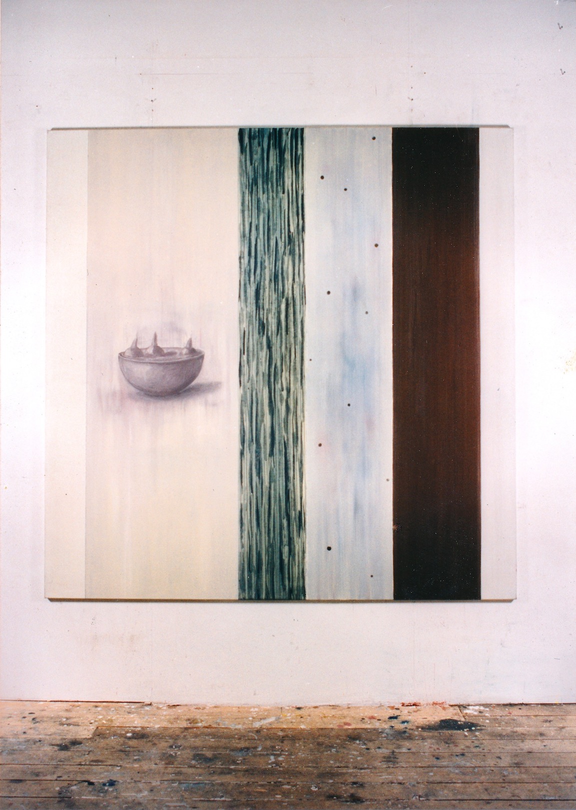 Untitled 1997, acrylic and oil on canvas, 200 x 200 cm, private collection