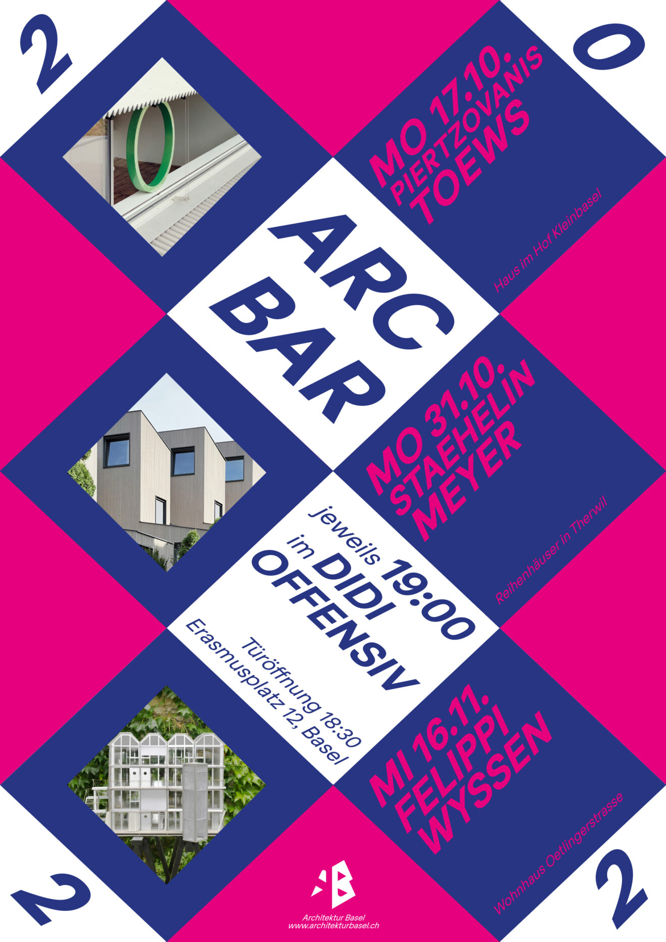 Wir laden Euch herzlich zur ArchitekturBar am 31.10.2022im Didi Offensiv ein