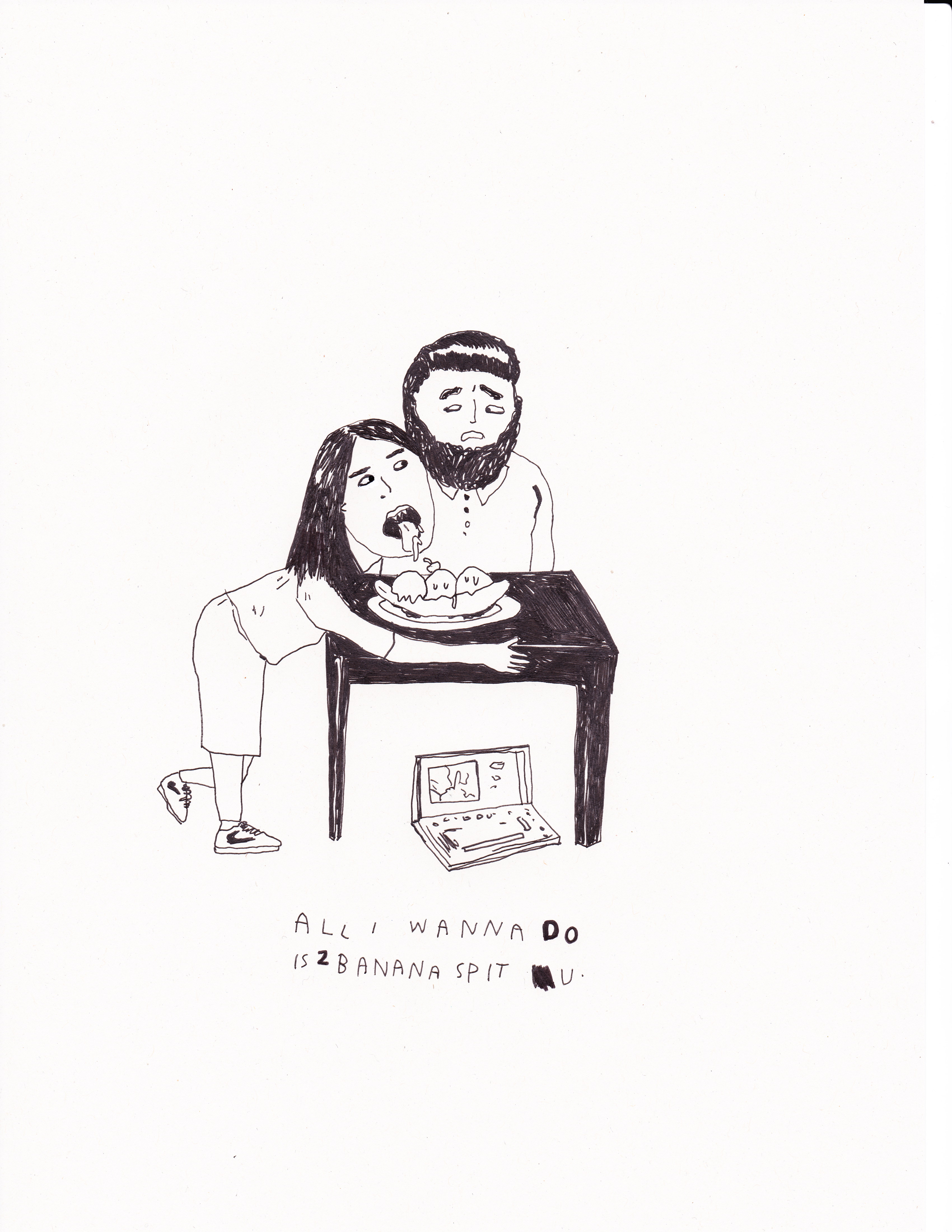 68 stupid rude drawings. 2016Ink on paper30 × 21 cm