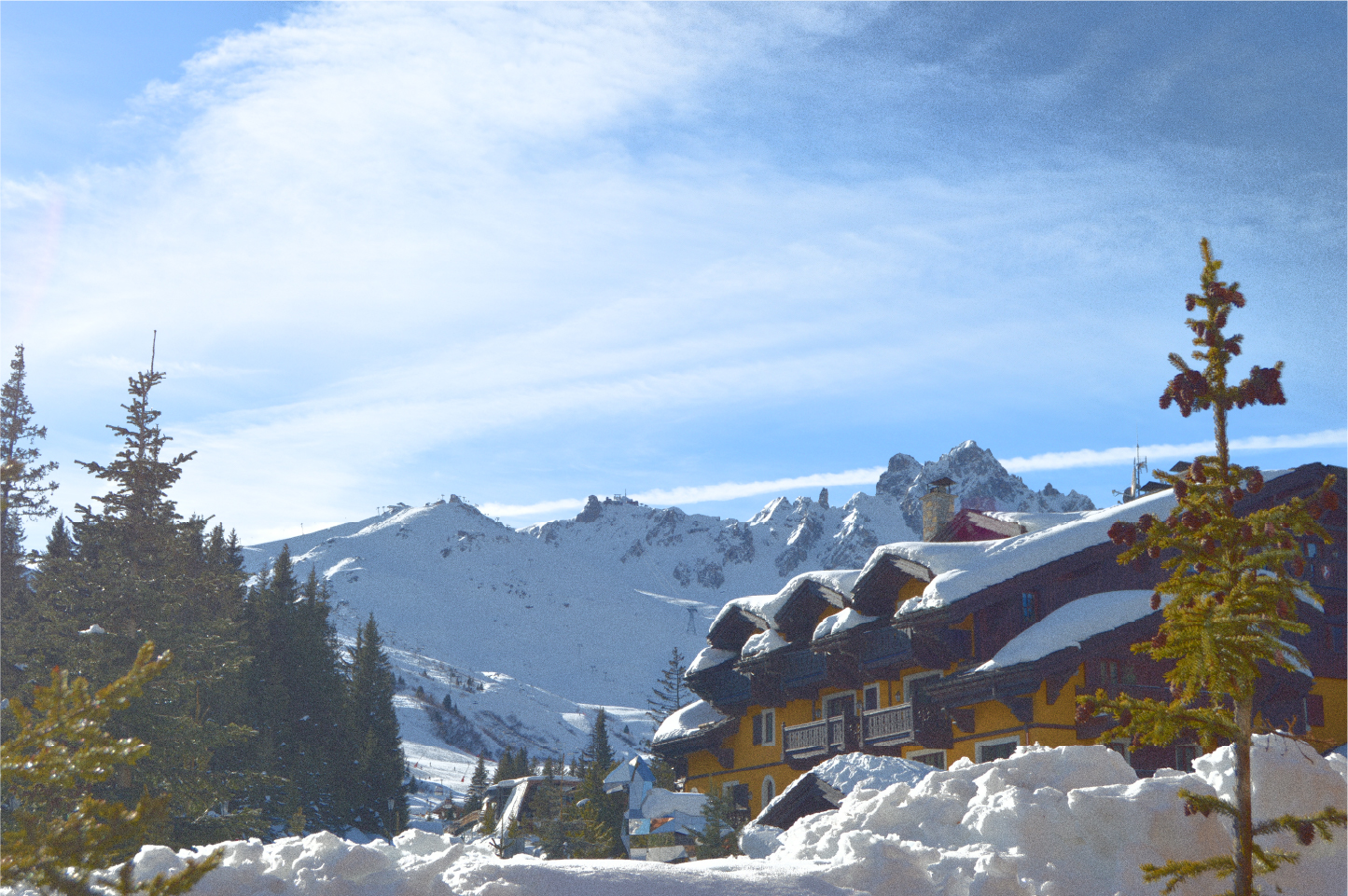 Courchevel 1850, Savoie, France.