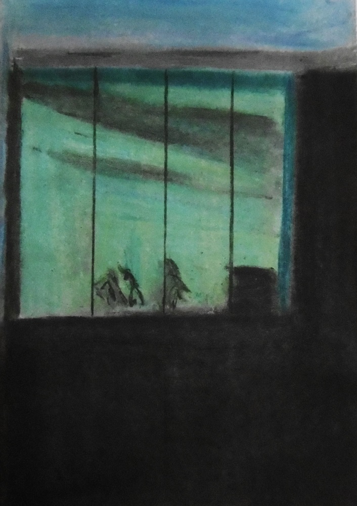 View from the Tea Building, Pastel on paper, 28 x 20 cm (46 x 36cm mounted) £75