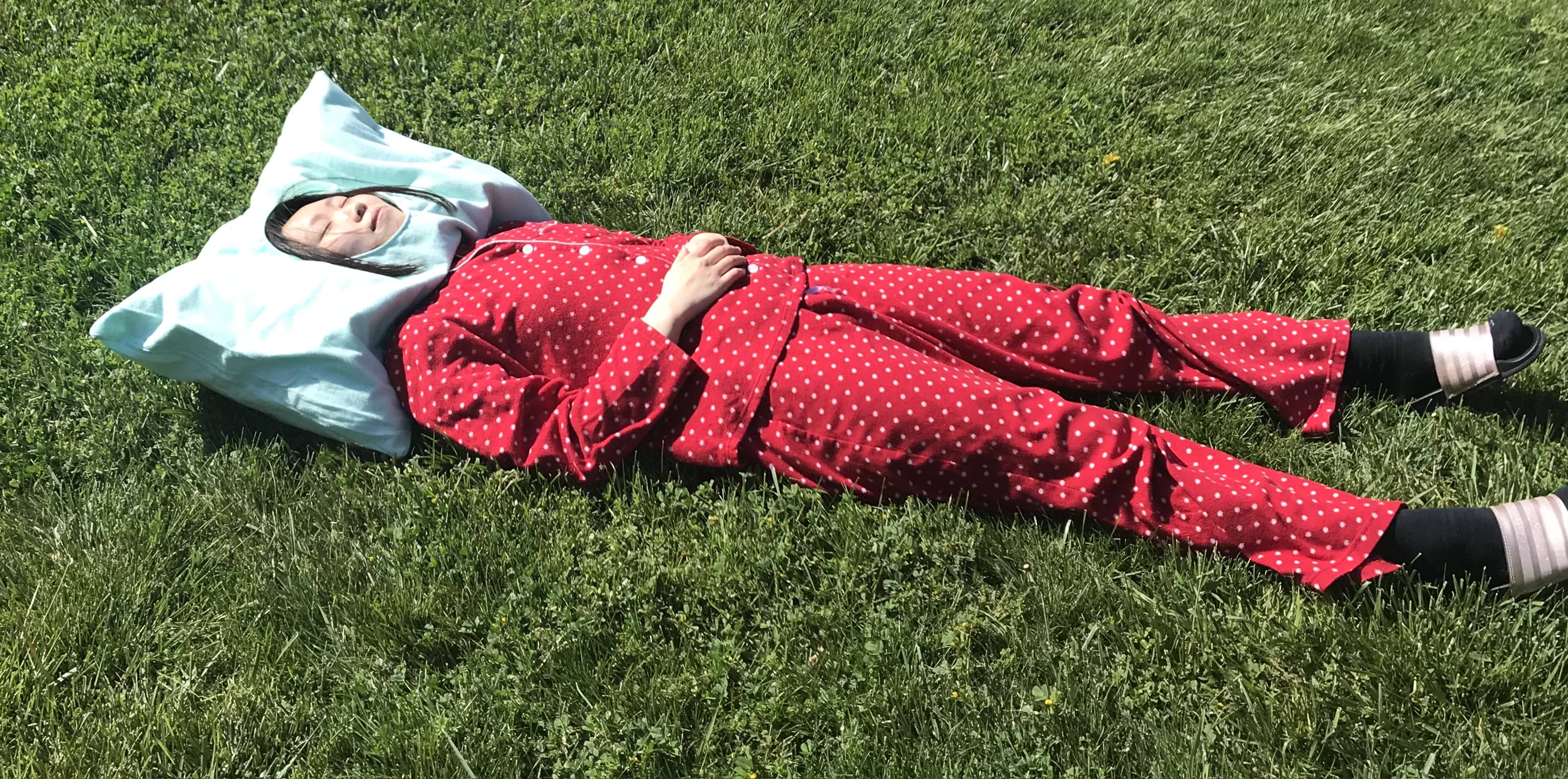 yes i made a pillow so I could nap wherever i go