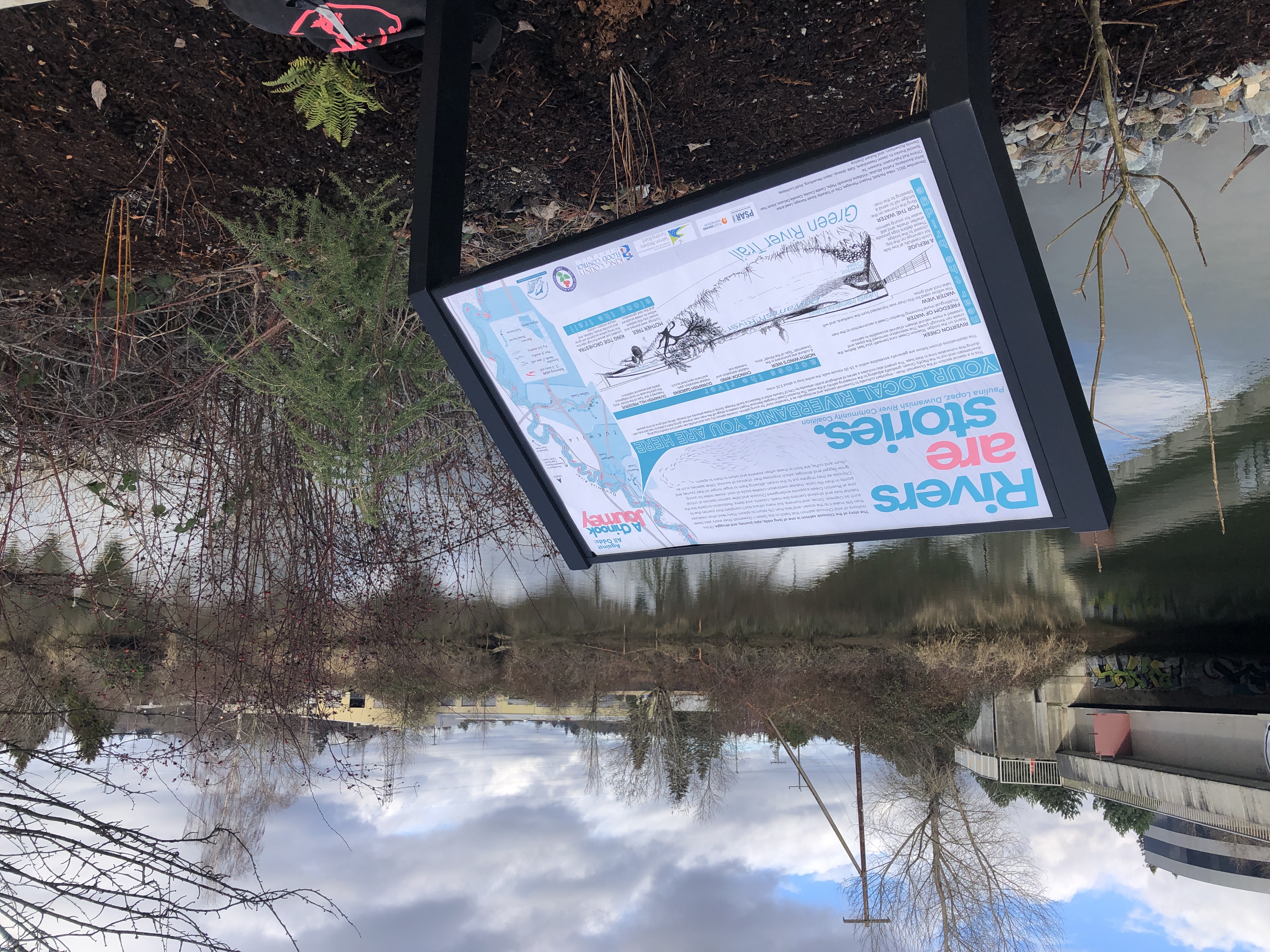 I was also commissioned to design the interpretive signage that went along with the restoration project.