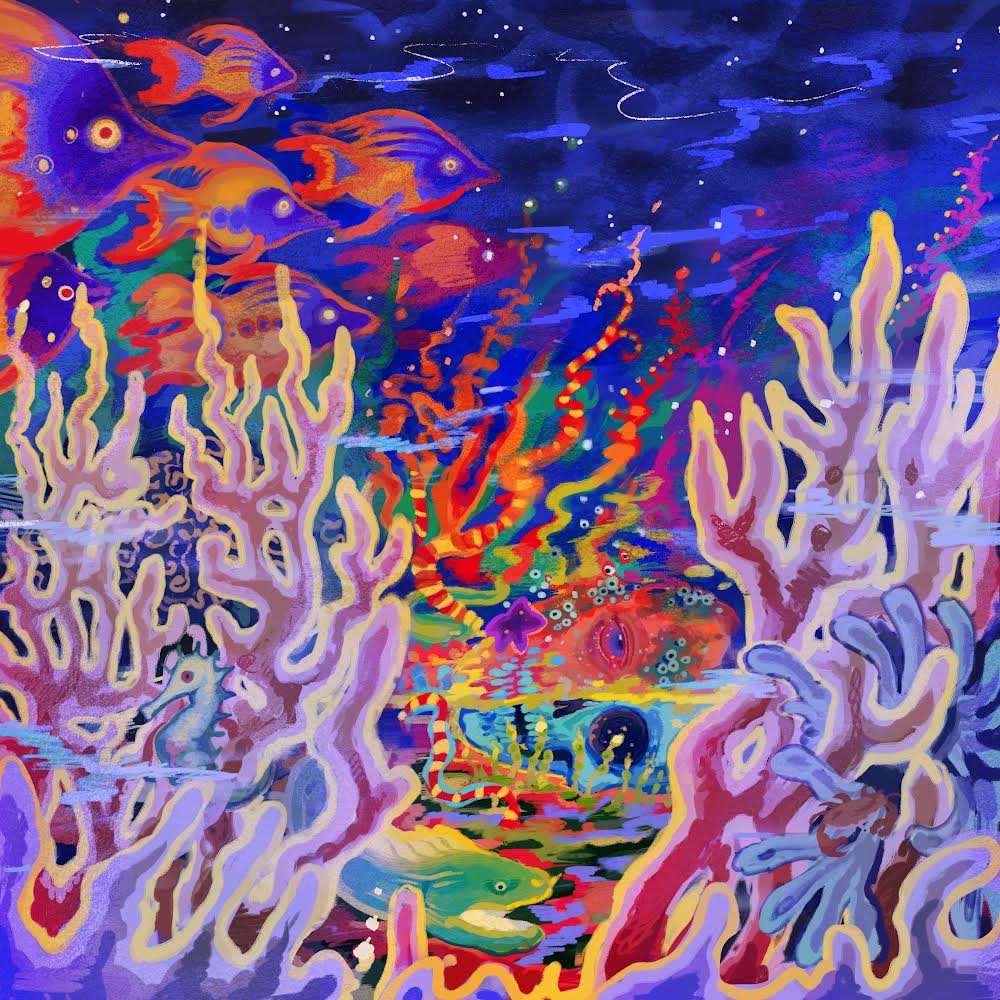 Mystery Cloud Gouache, 12x12in,  2022