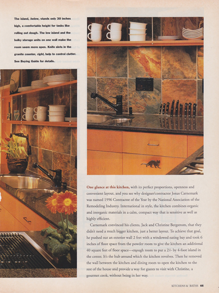 Kitchens & Baths, Summer 1996