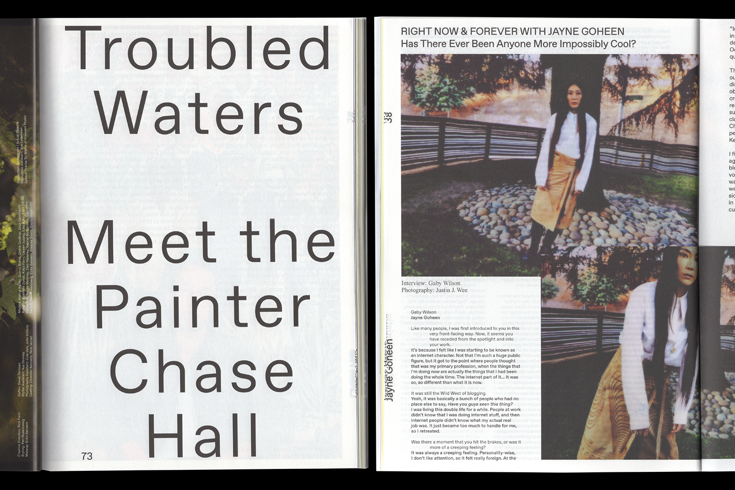 SSENSE MAGAZINE, SS 21. Design Direction: Gabriel Melcher; Design: Camille Leblanc-Murray.