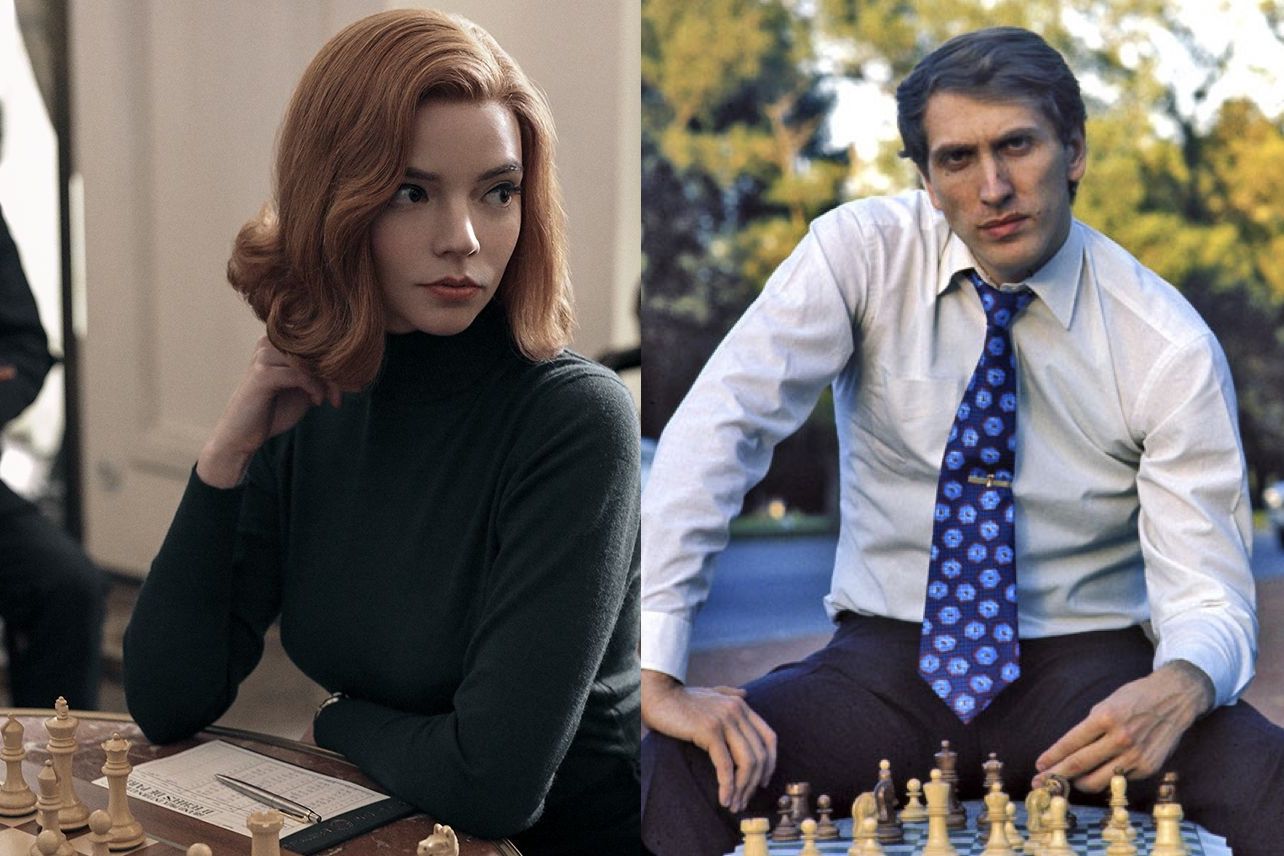 Boris Spassky & Bobby Fischer by Harry Benson