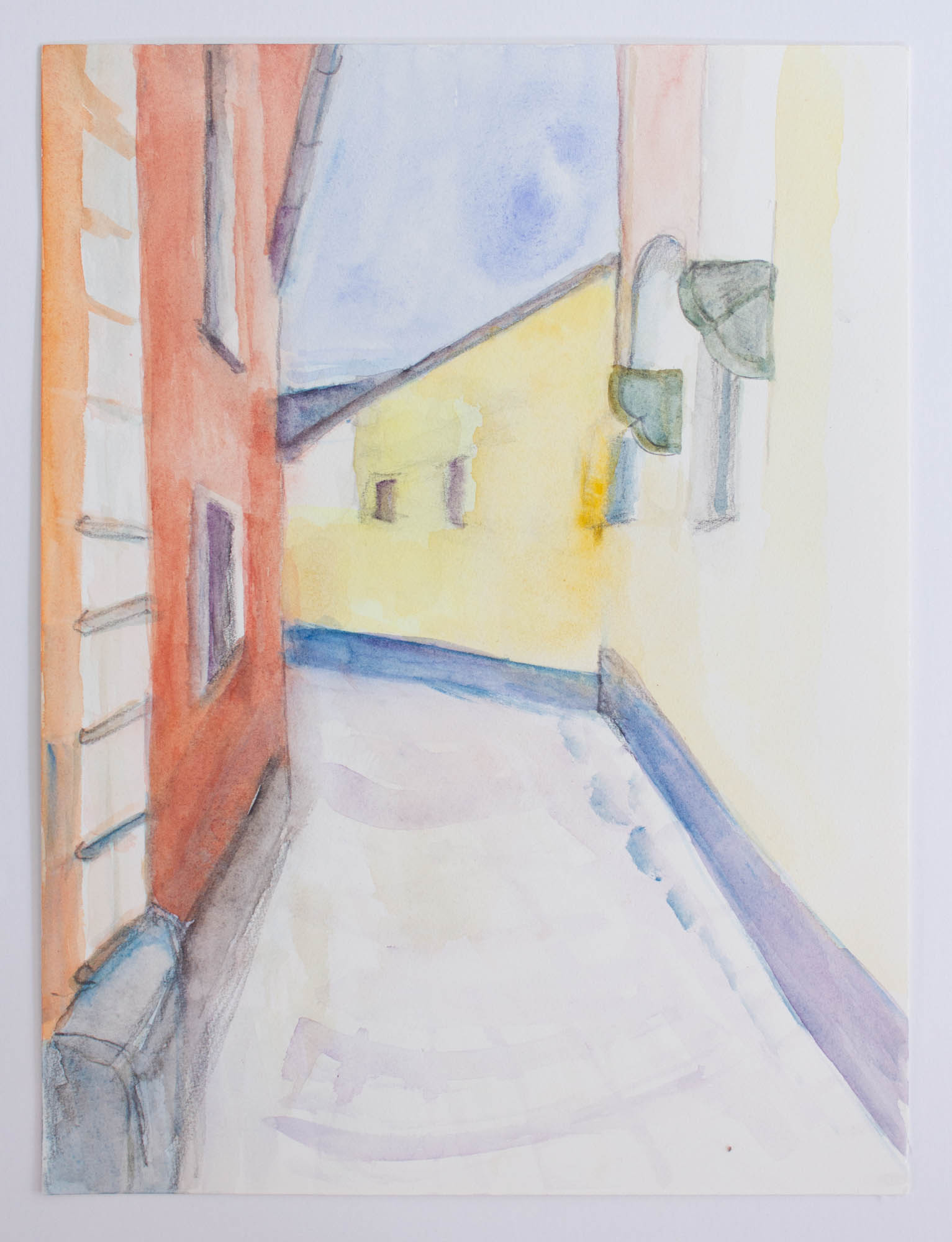 Maasgasserl I, Watercolour, 2020, 23x30,5cm