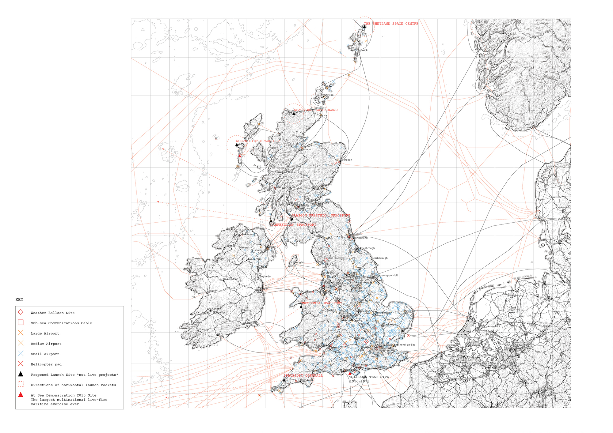 UK spaceport proposals since 2016