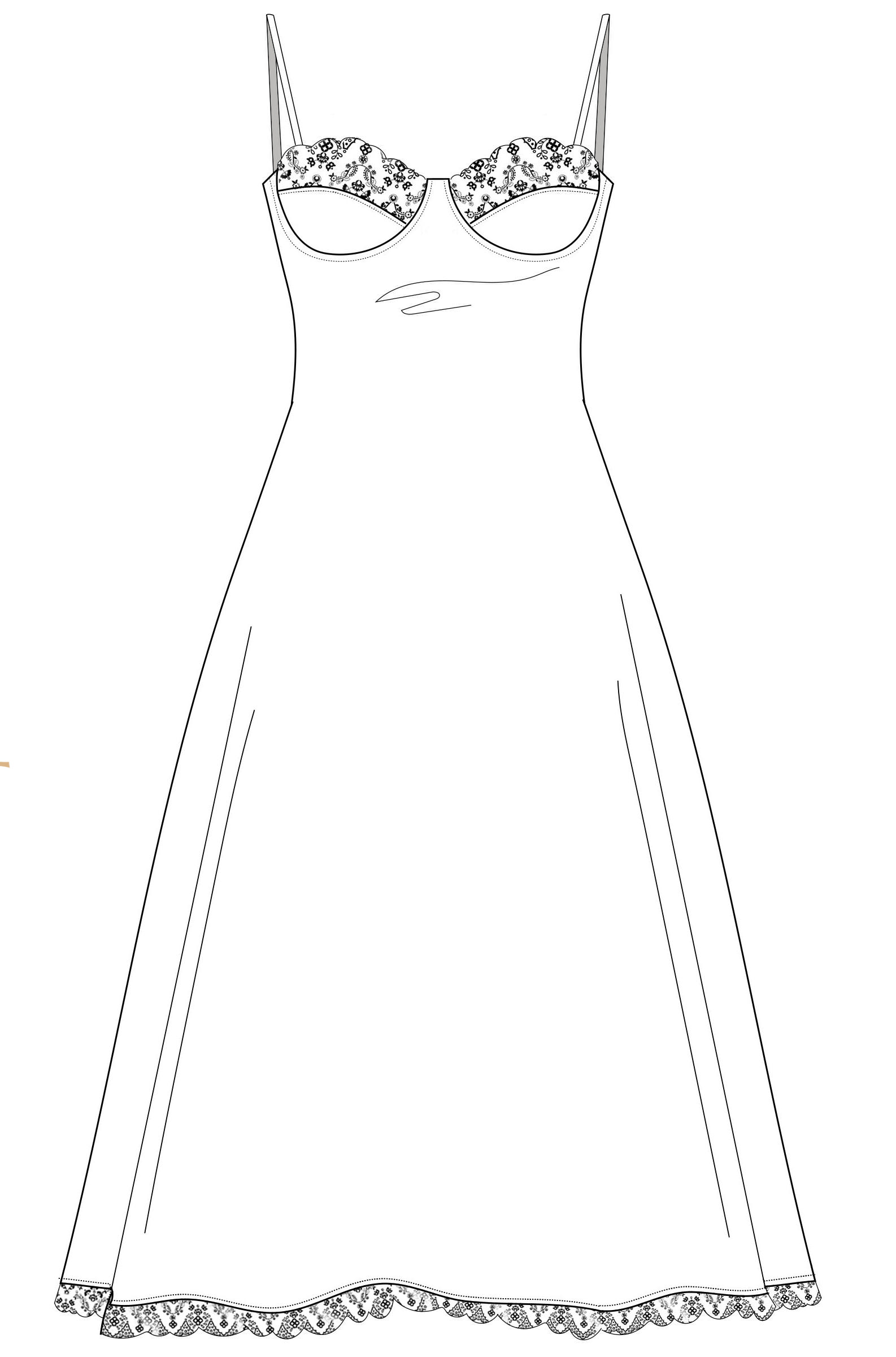 front with straps