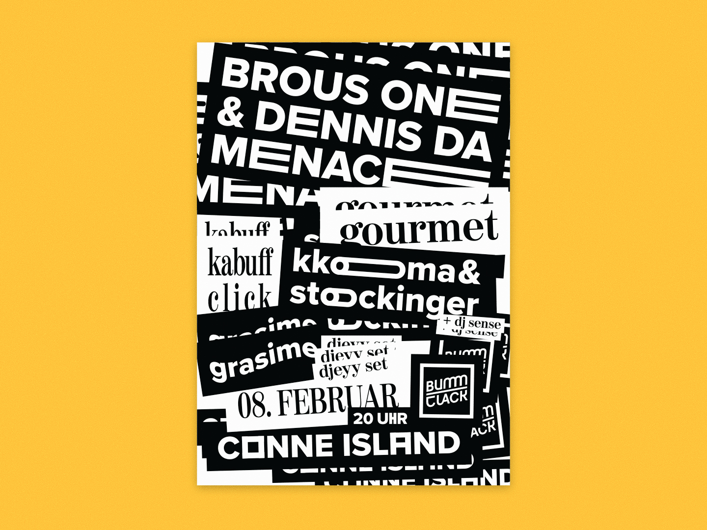 Brous One Event Branding 9z5 Interdisziplinare Gestaltung